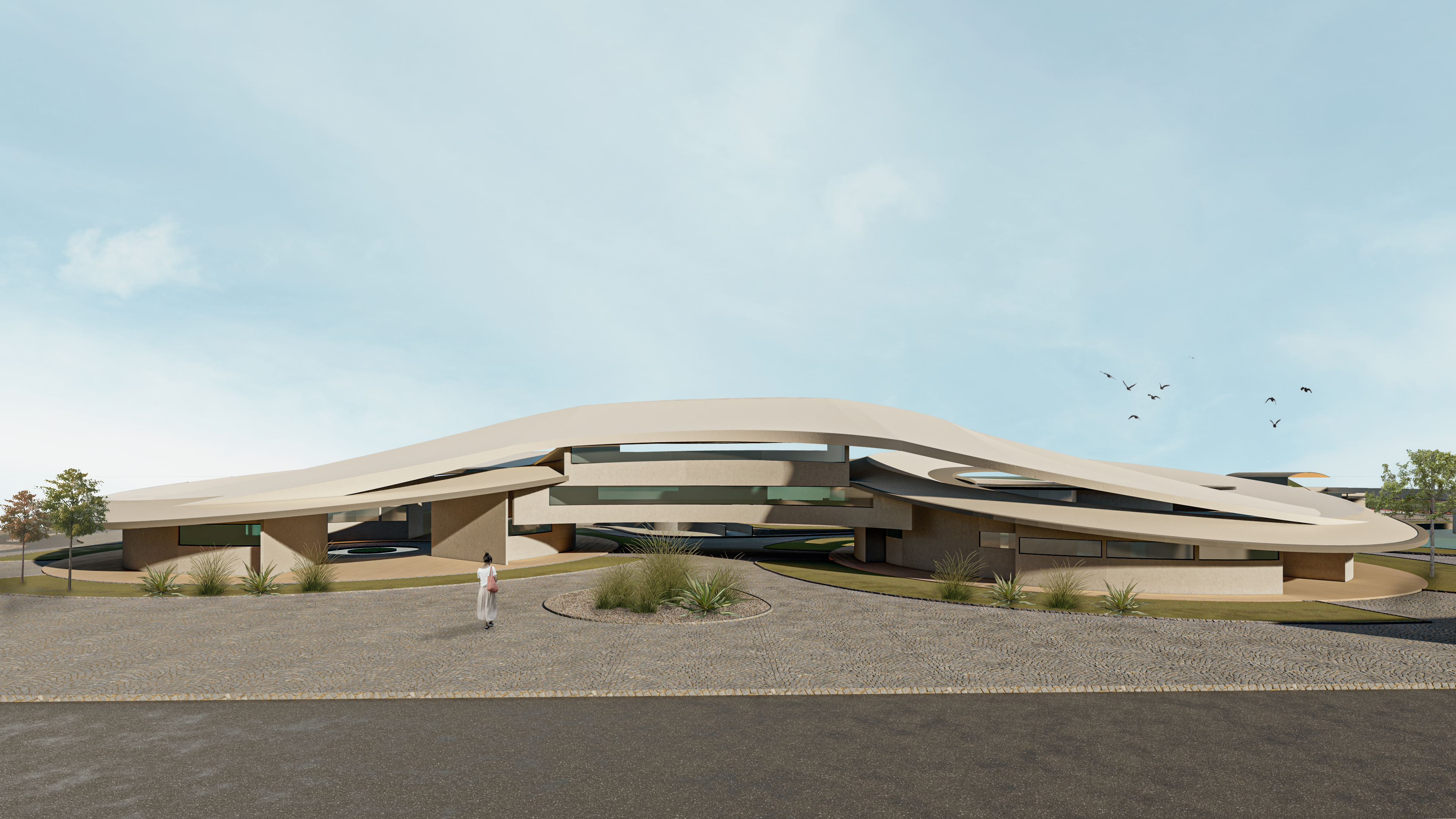 Render Exterior - Fachada Principal