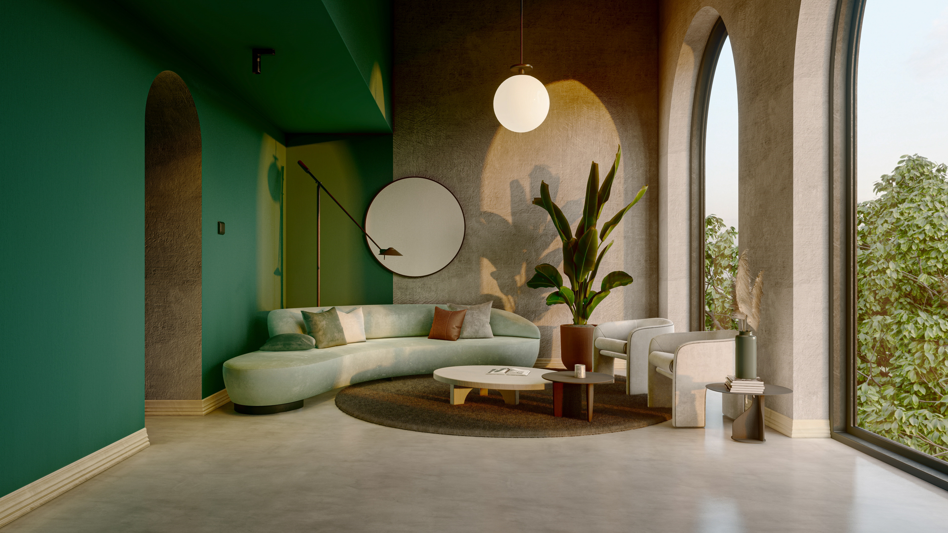 Render Interior - Sala de Estar