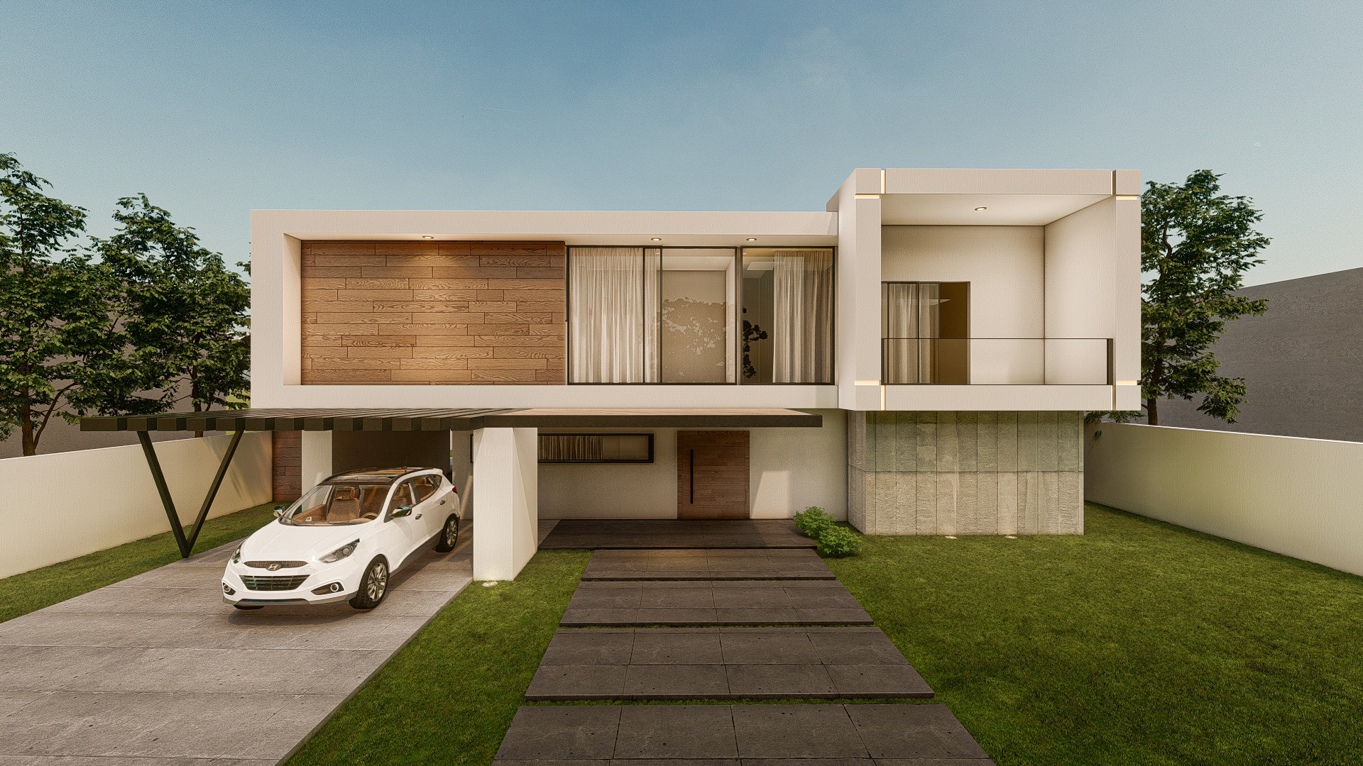 Render Exterior - Día