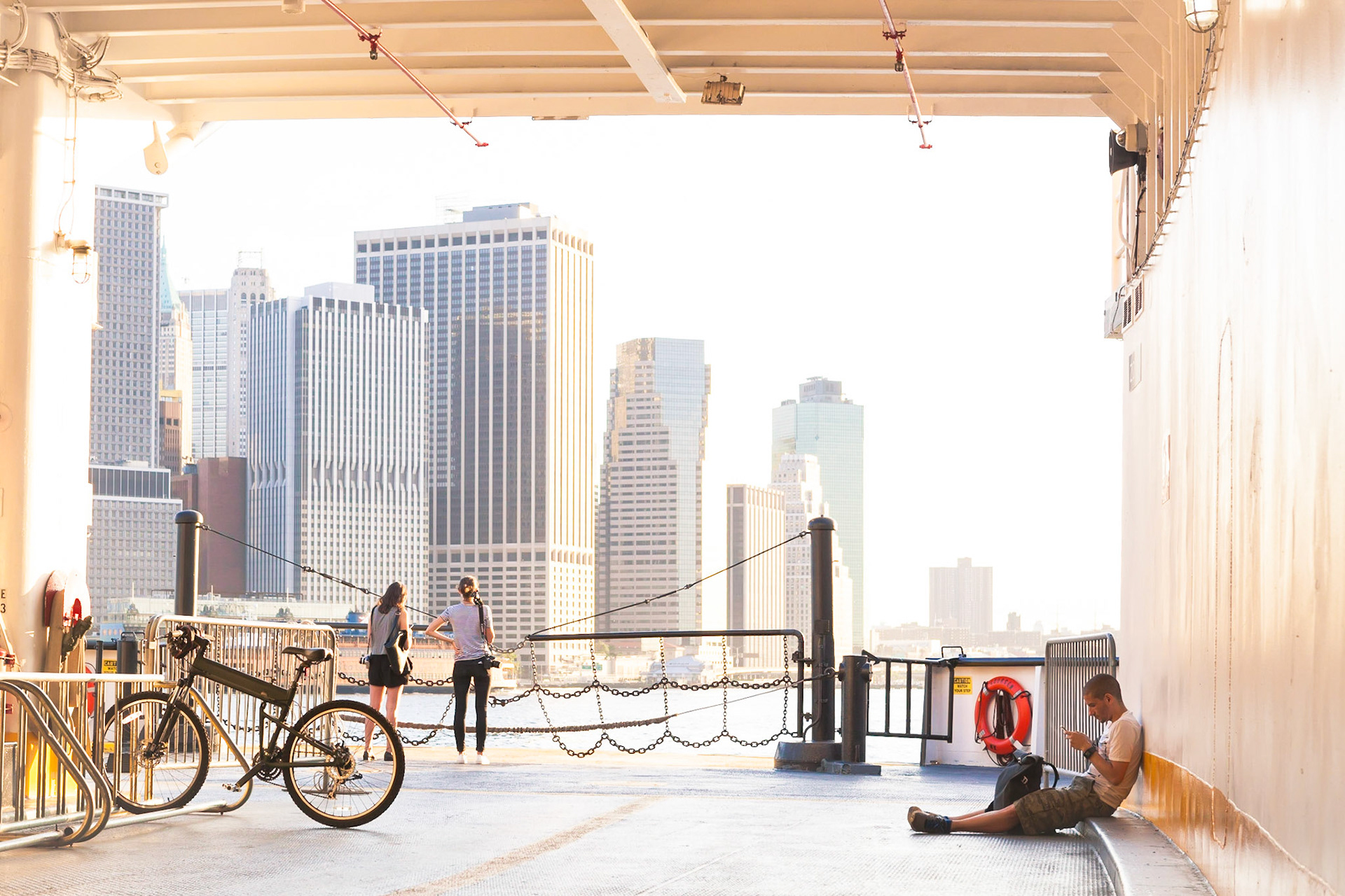 Manhattan-bound from Governors Island