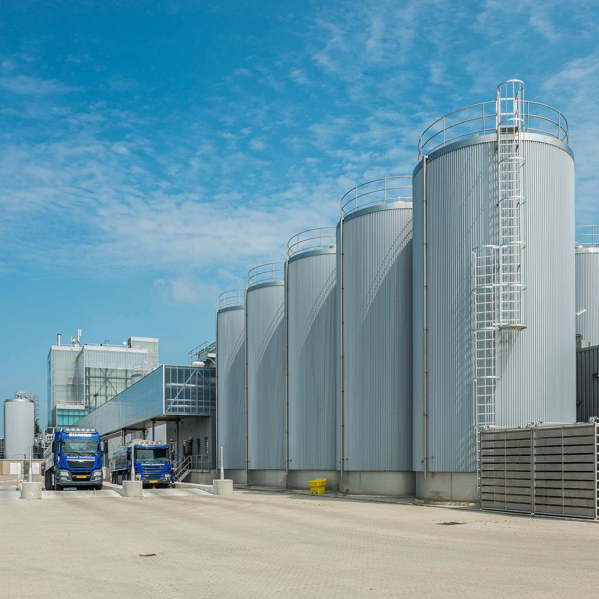 Dagelijks vindt levering van verse melk plaats voor de productie van Beemsterkaas.