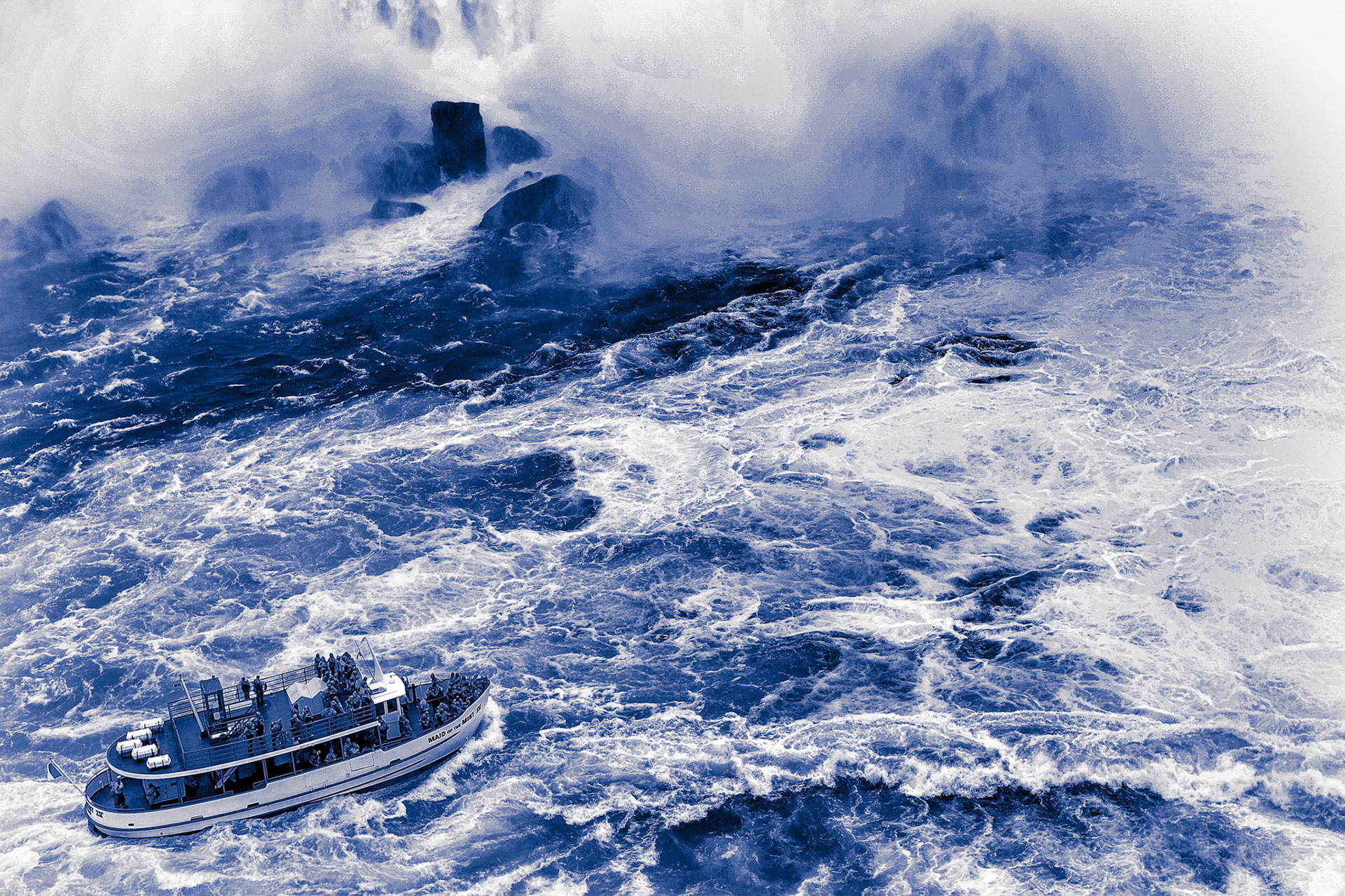 Maid of the Mist boat tour at Niagara Falls Canada
