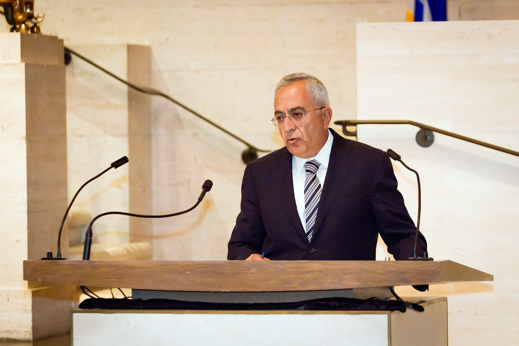 Salam Fayyad Former Prime Minister Palestinian Authority