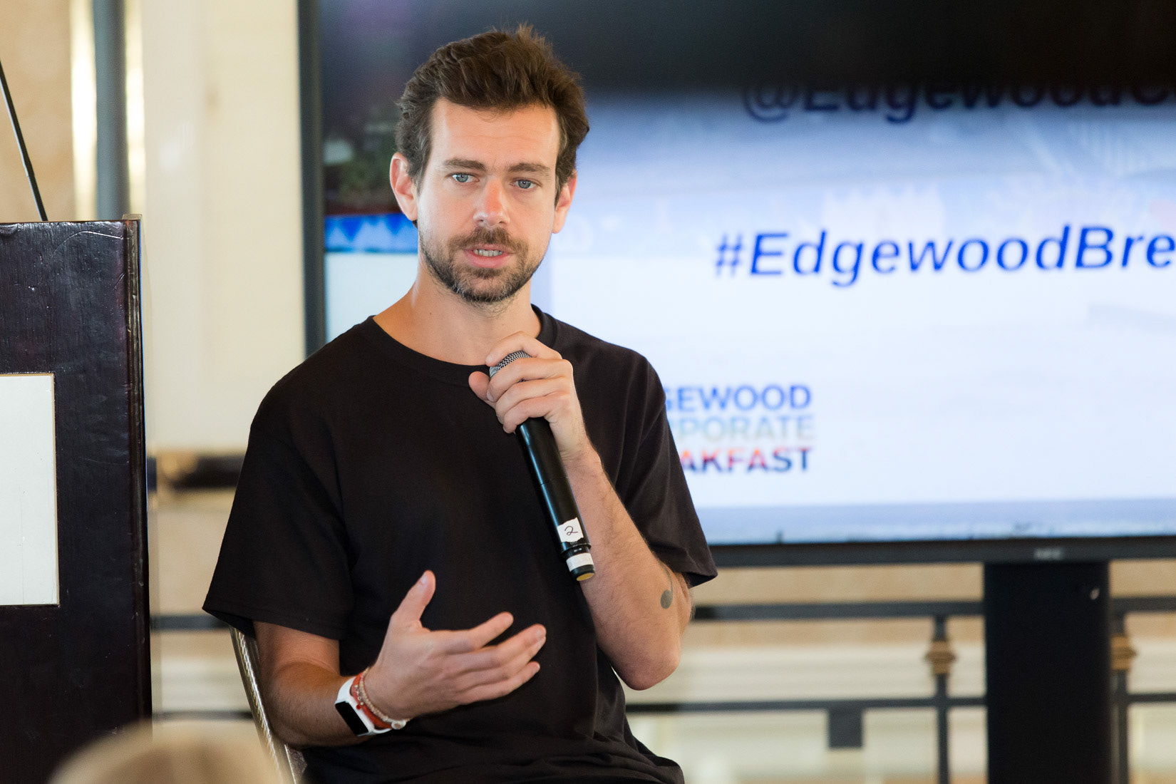 Jack Patrick Dorsey, CEO of Twitter and Square