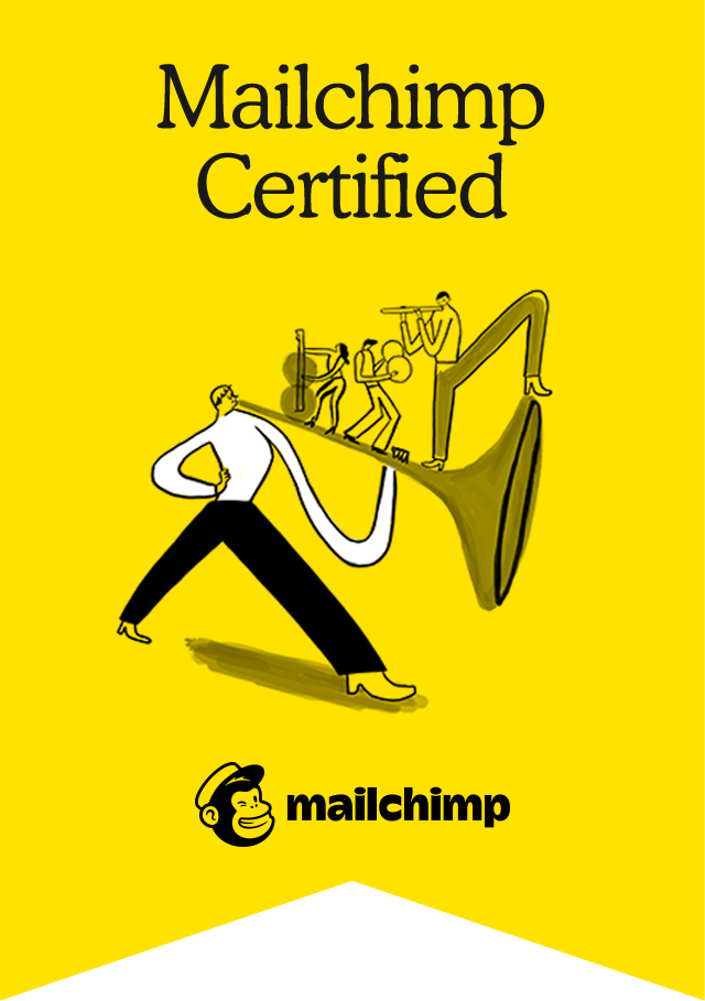 Mailchimp Certified Expert and Pro Partner profile - https://mailchimp.com/experts/happiness-marketing/