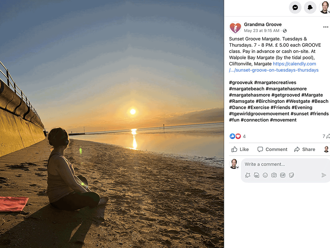 Shared email campaigns on social media as Facebook Fan post and Twitter tweets.