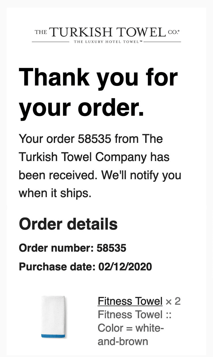 Order Notifications Emails (Stay informed after purchase).