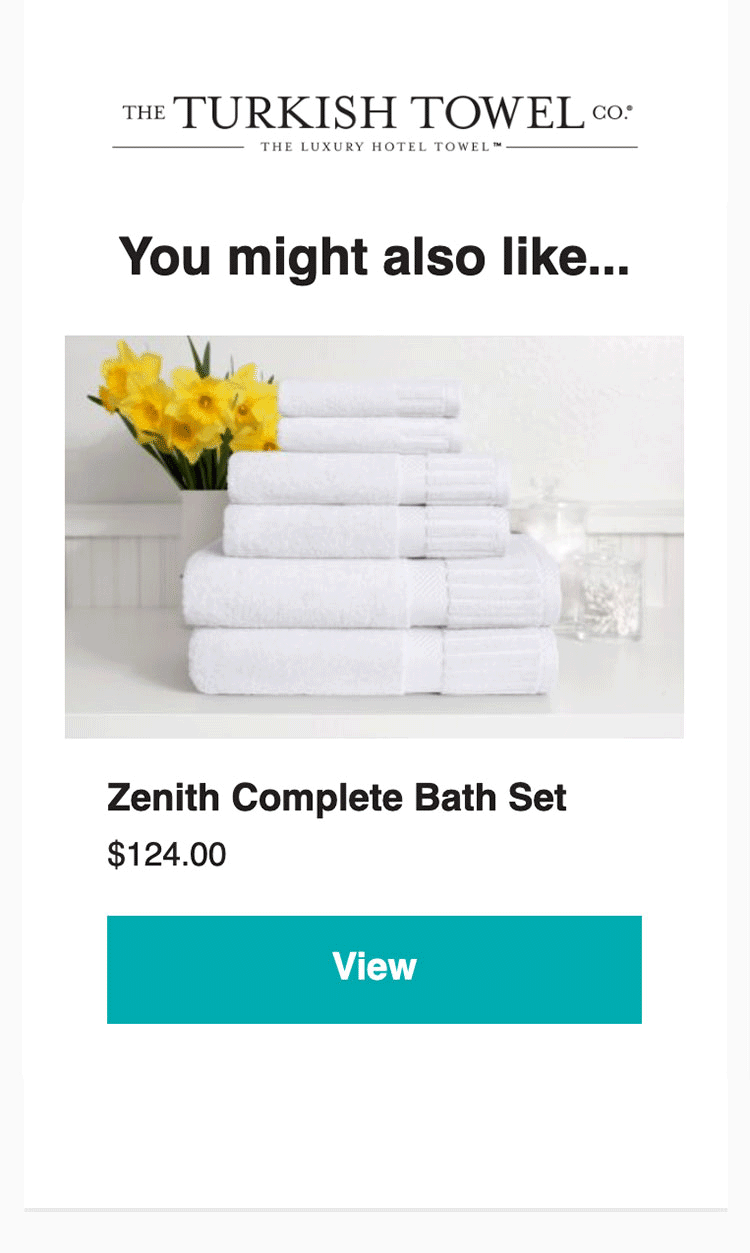 Product Recommendations Email (Encourage more purchases)