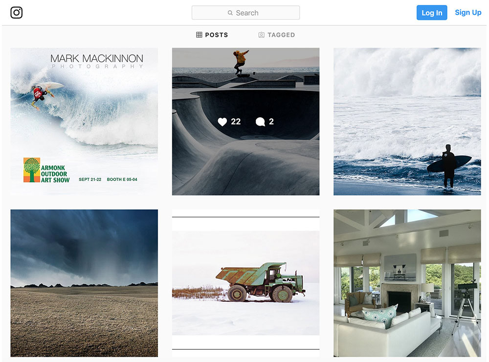 Social media post created to promote portfolio and upcoming events and clients on instagram.