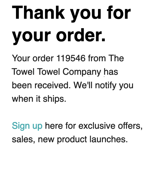 Order Notifications Emails (Stay informed after purchase).