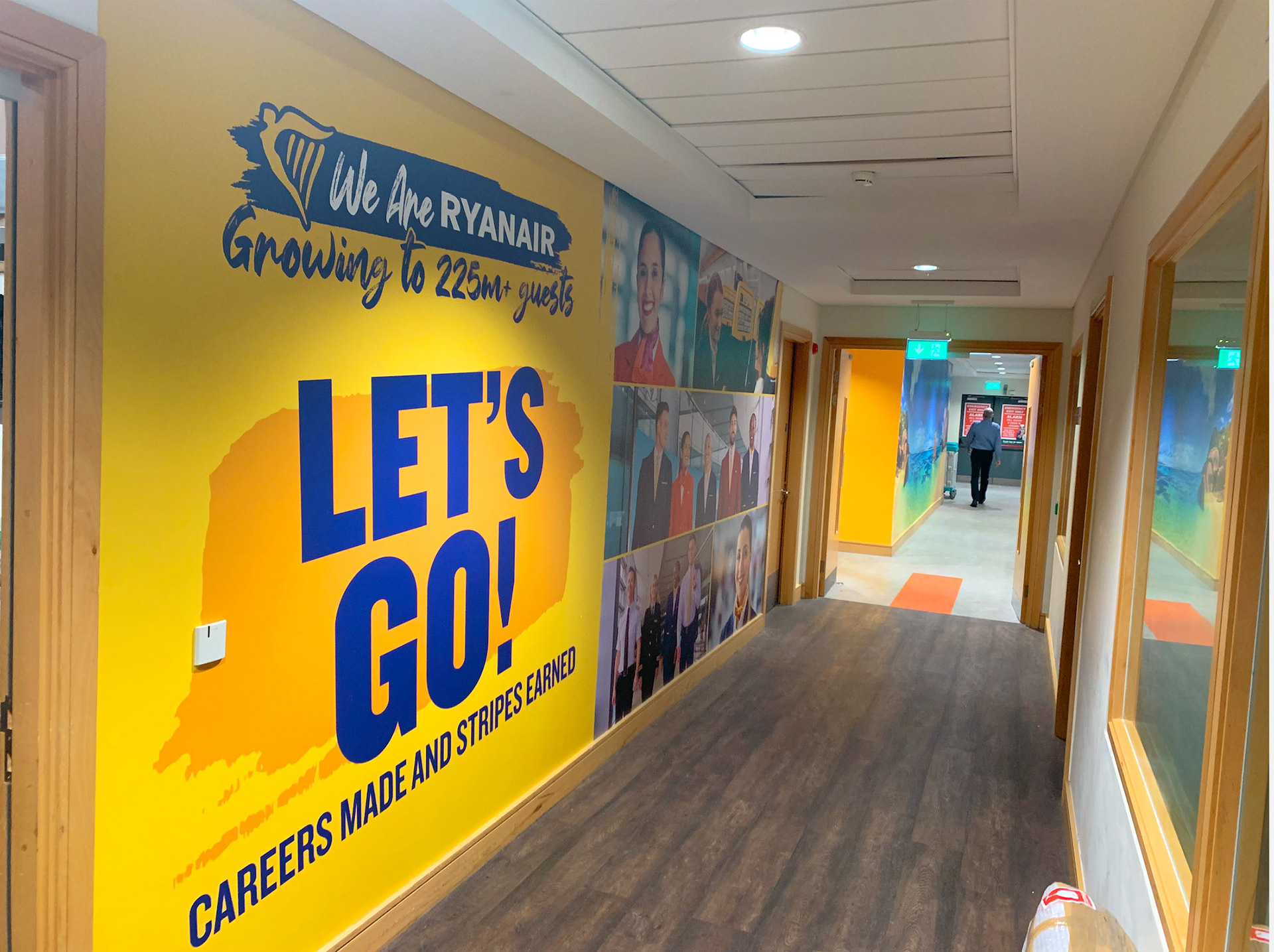 Canteen Hallway, Dublin HQ