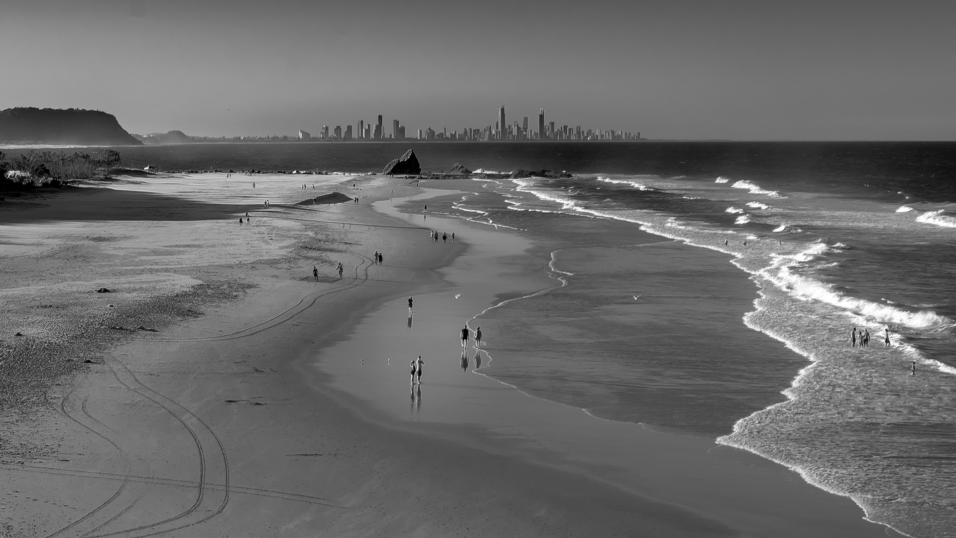 Surfers Paradise, from Snappers Rocks