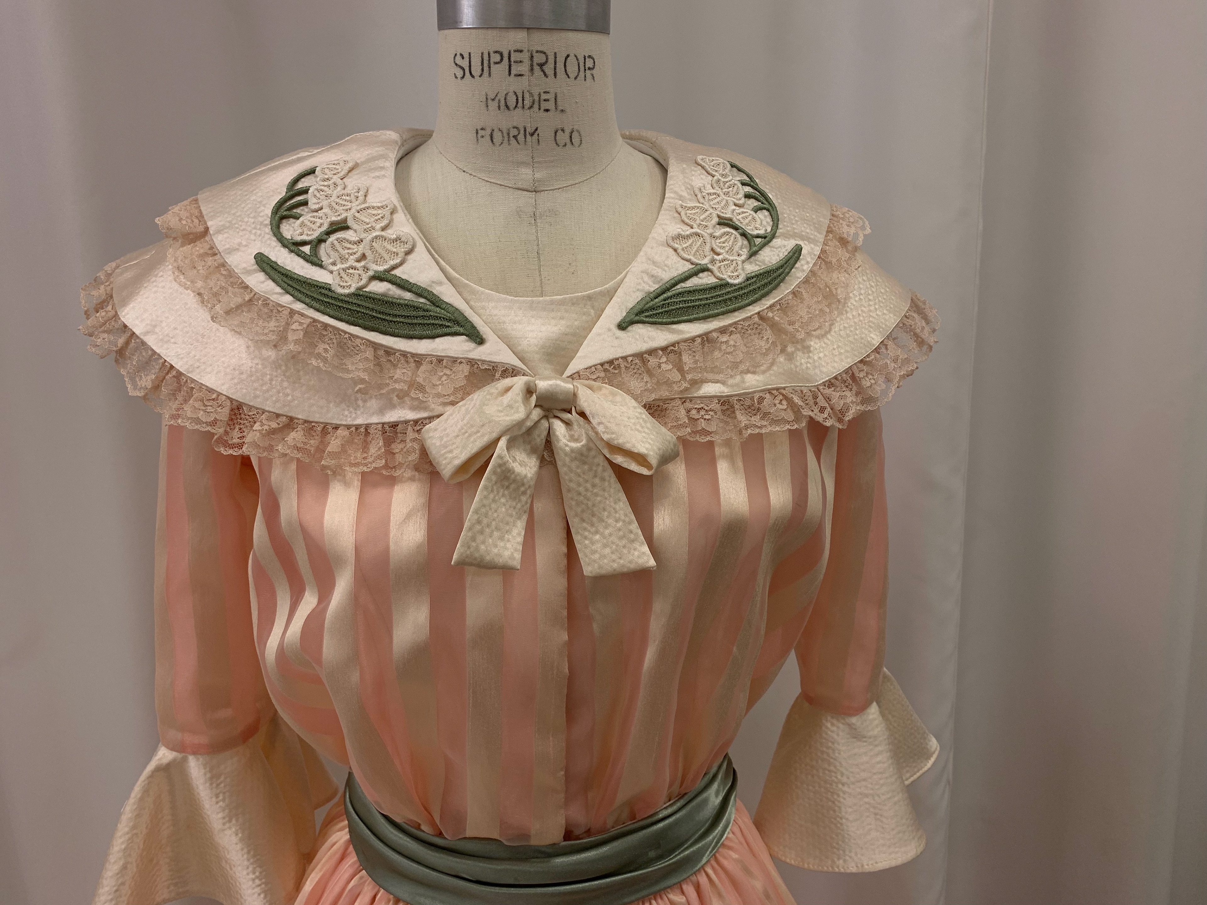 Final "Nina" Dress - Neckline Close Up
