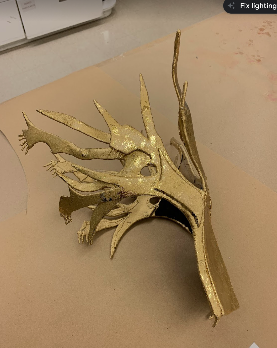 Spray Paint & Gold Leafing