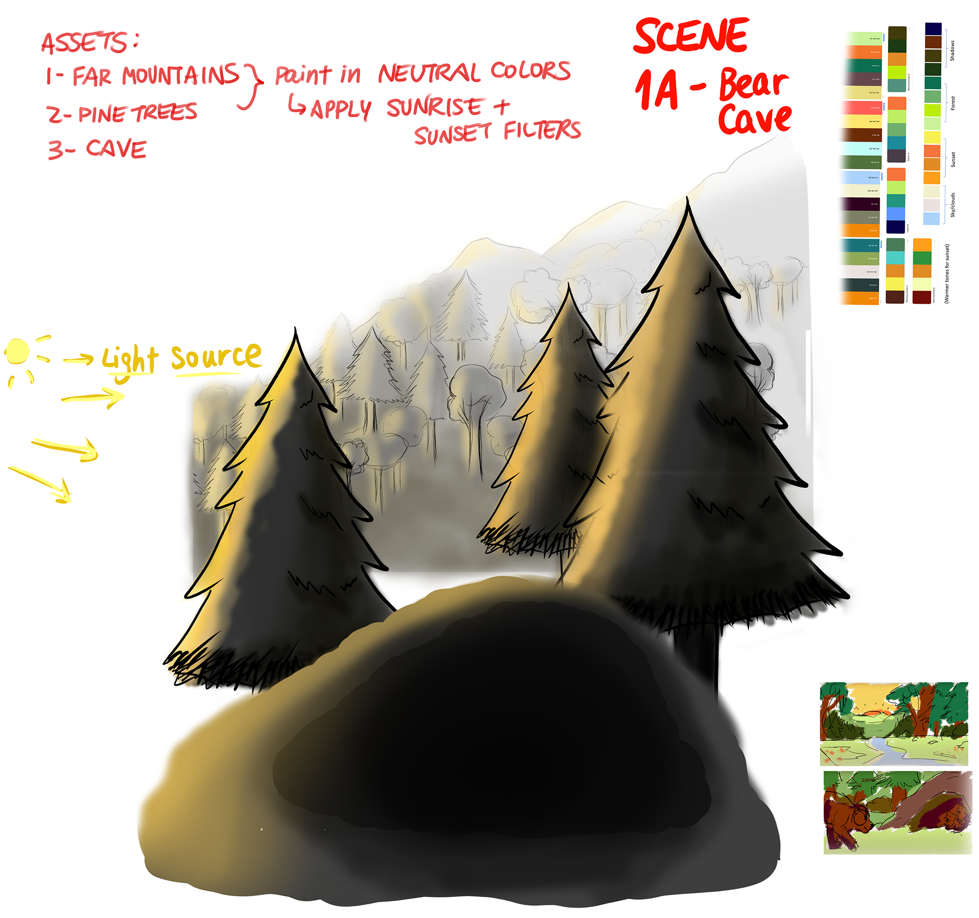 Forest Sunset