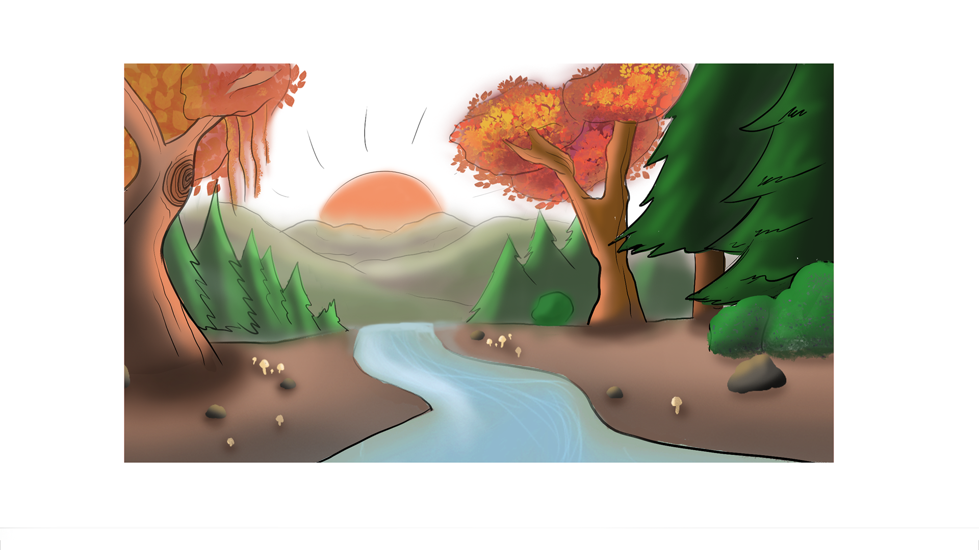 Sunset Forest