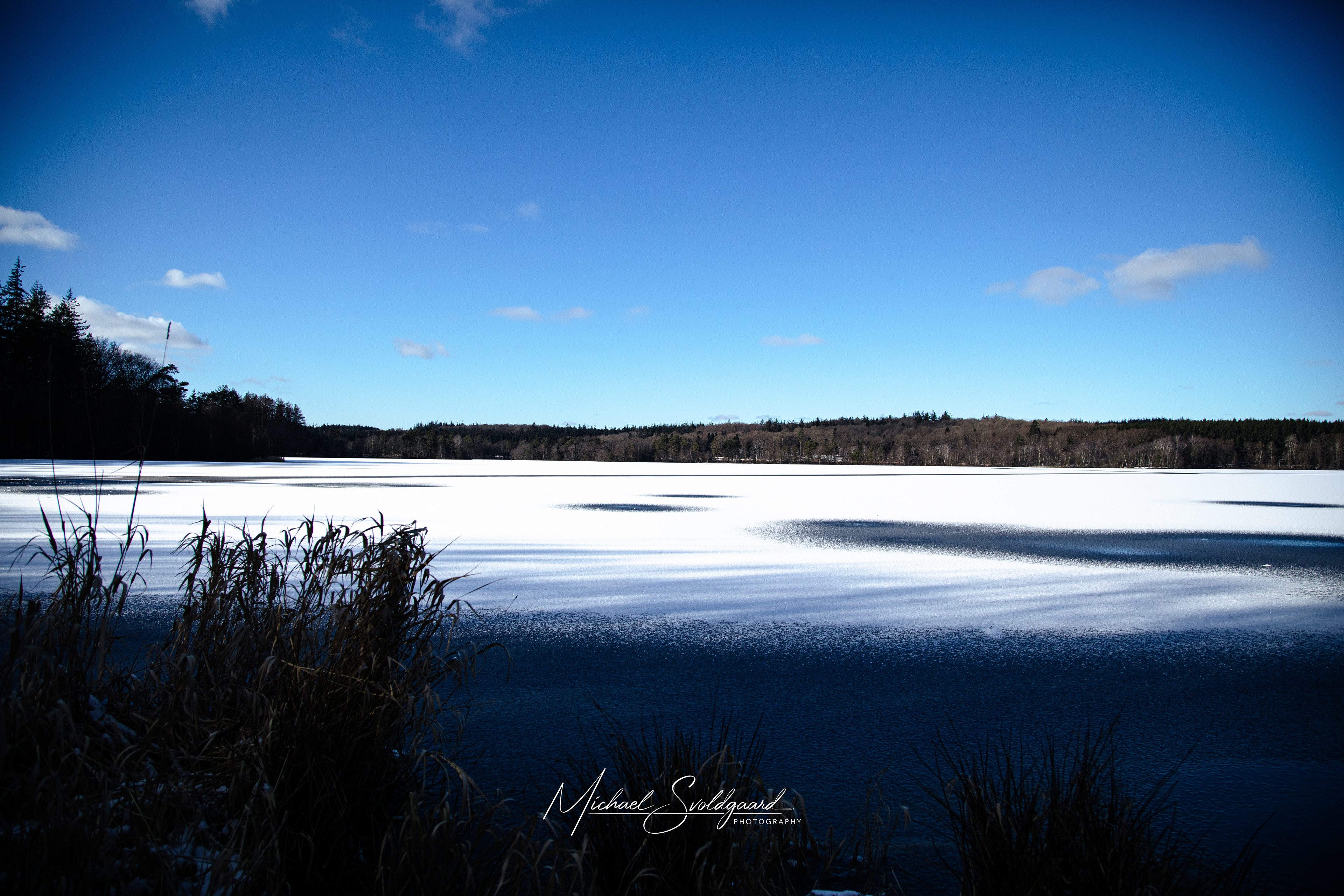 Frozen lake, Rebild