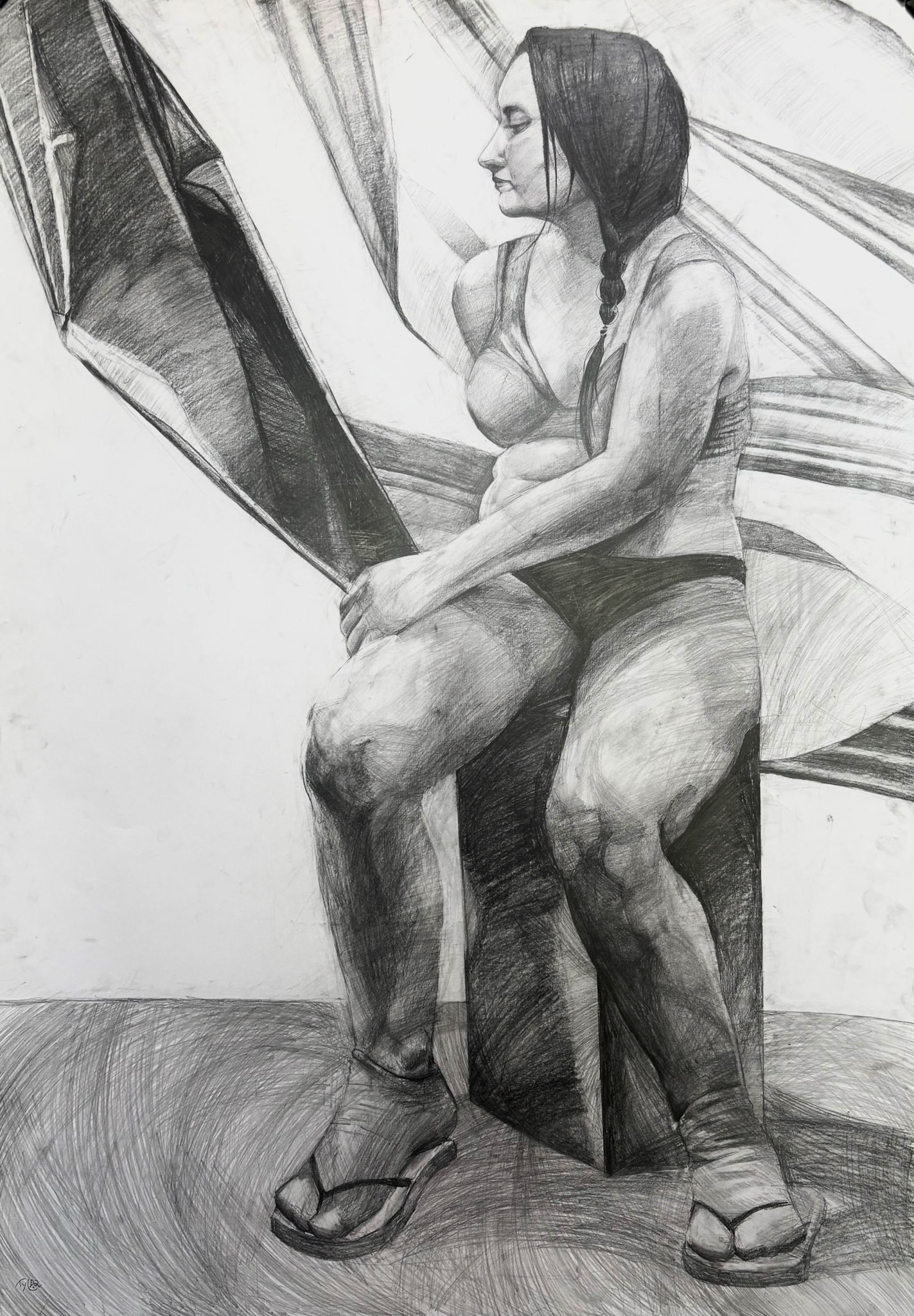 100 x 70 cm, graphite, 2025
