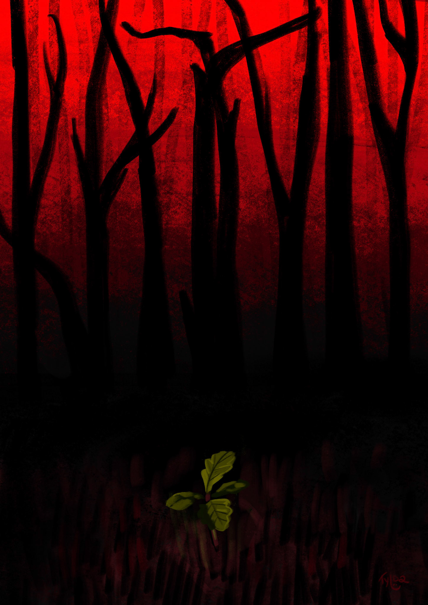 commisioned series of illustrations for a issue of the magazine devoted to the Katyn massacre