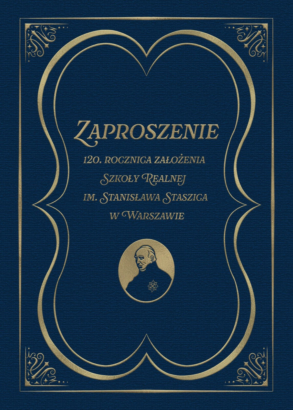 120th High School Anniversary Invitation (page 1)