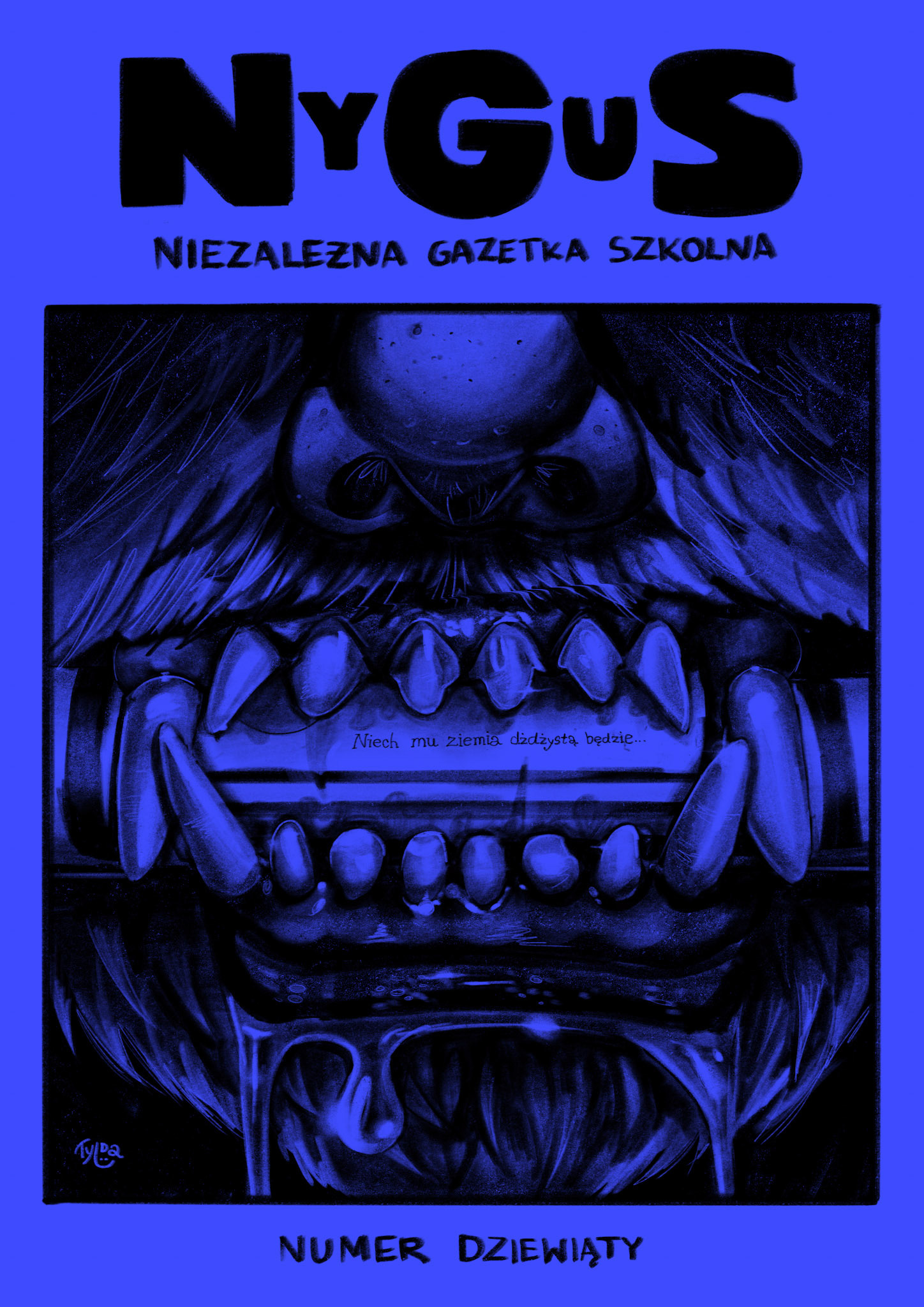 commisioned series of front page illustrations for NyGuS magazine 