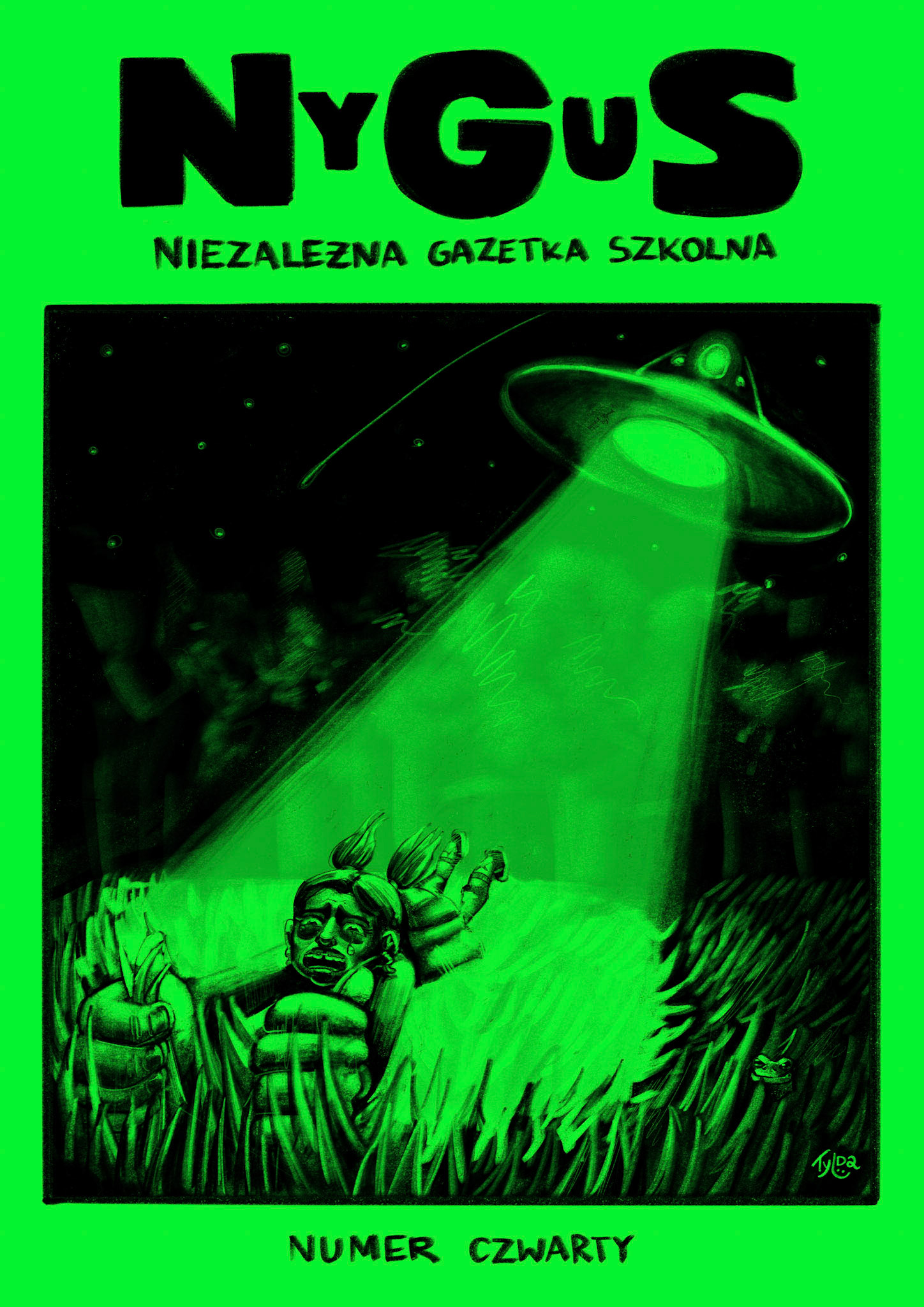 commisioned series of front page illustrations for NyGuS magazine 