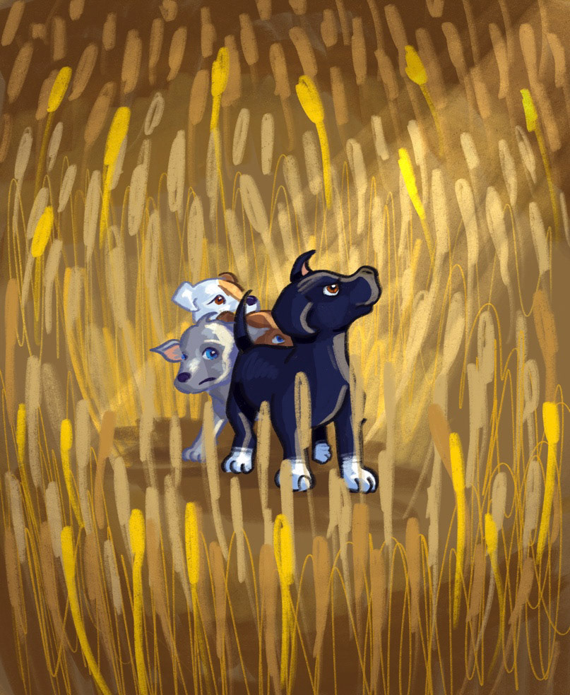 series of children's book illustrations for art contest 