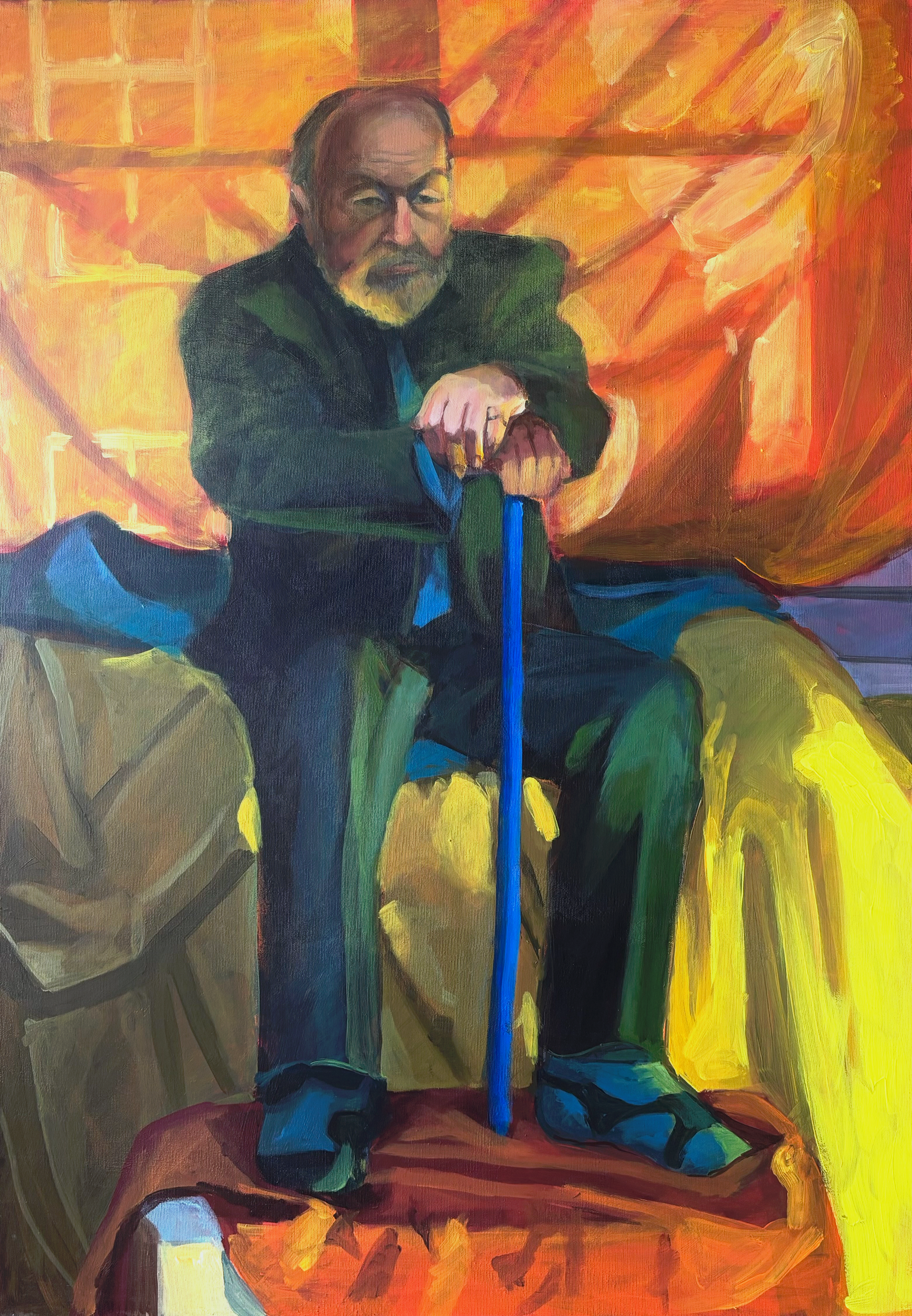 100 x 70 cm, acrylic paint on canvas, 2025