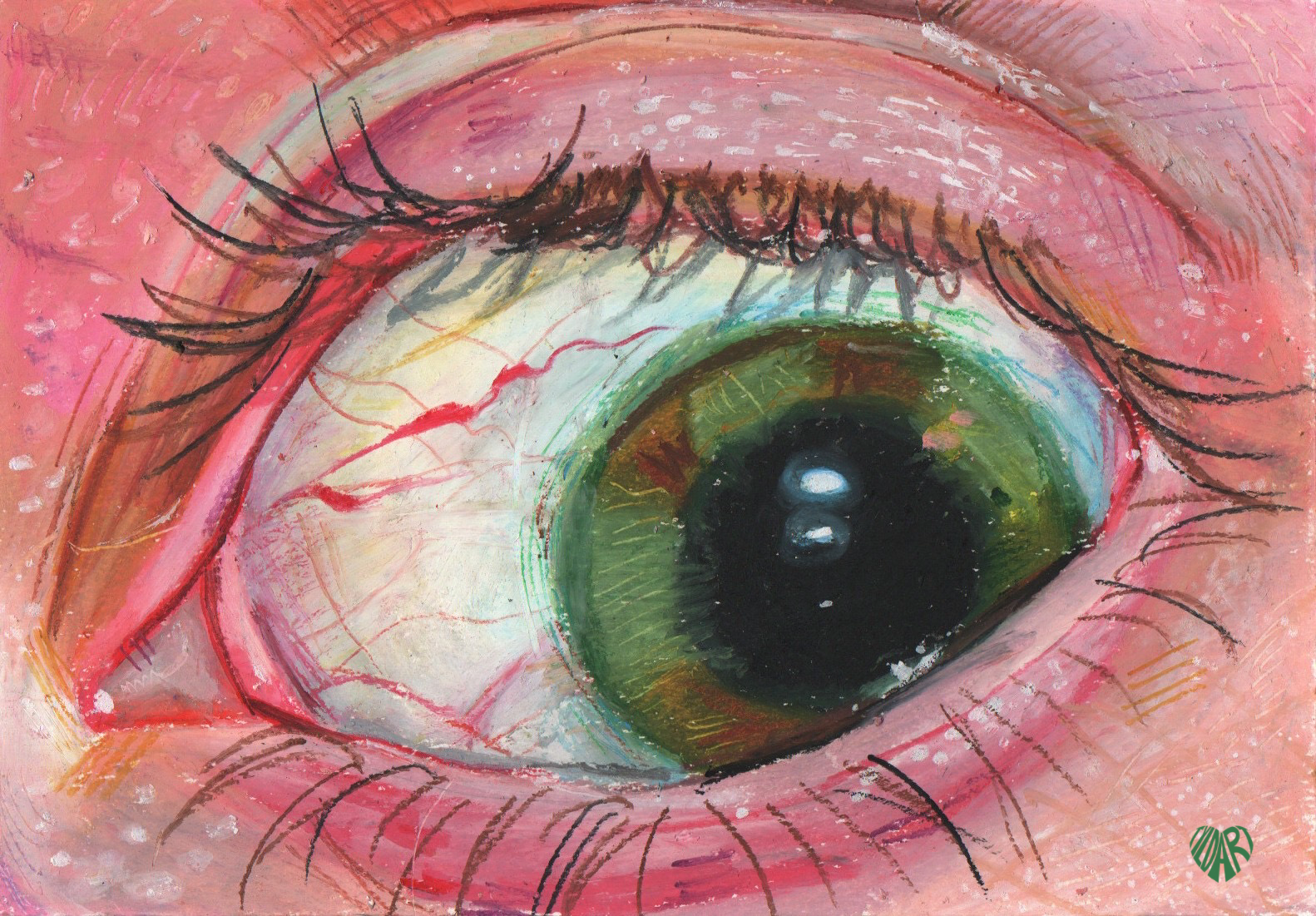 untitled, oil pastels