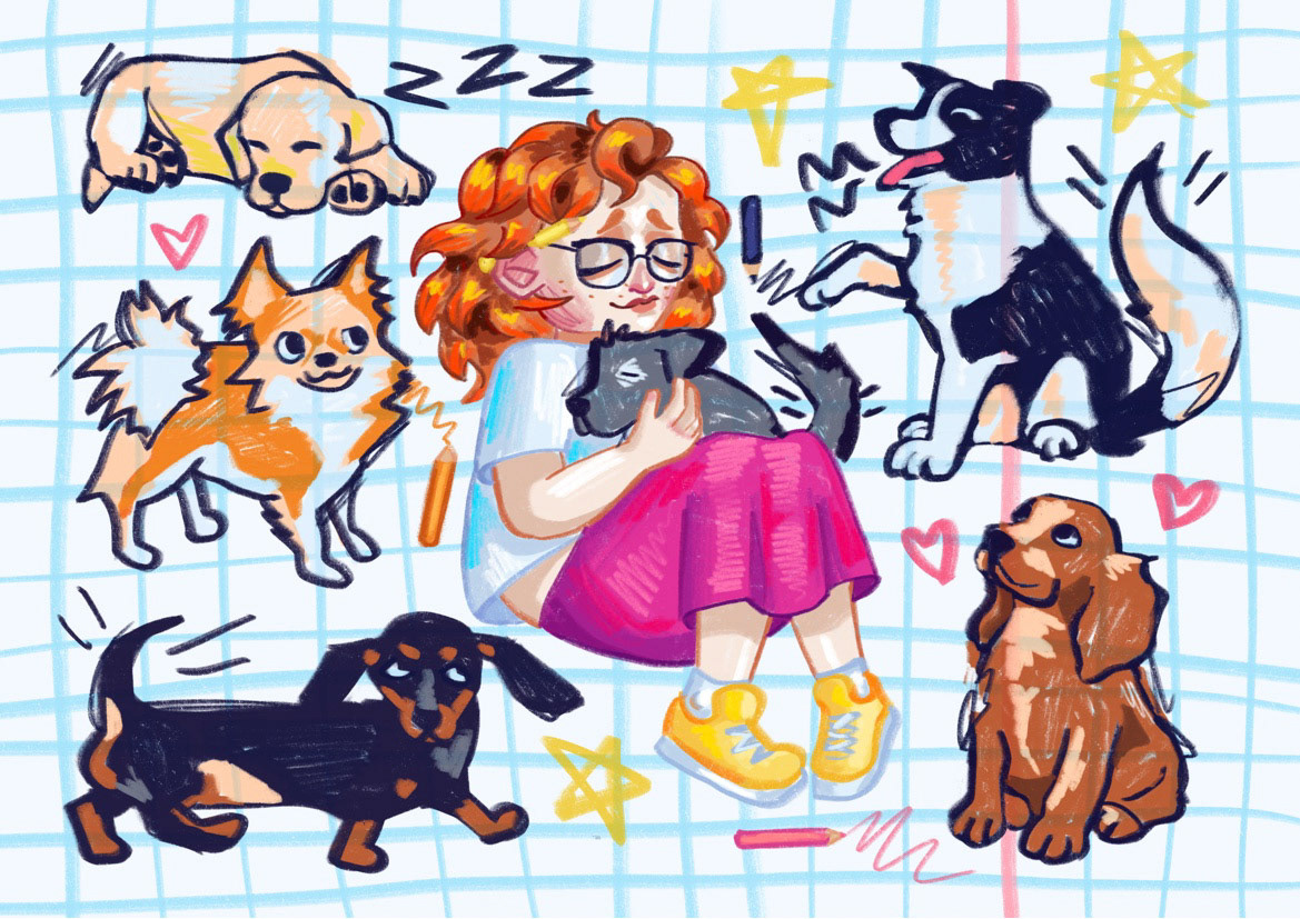 series of children's book illustrations for art contest 