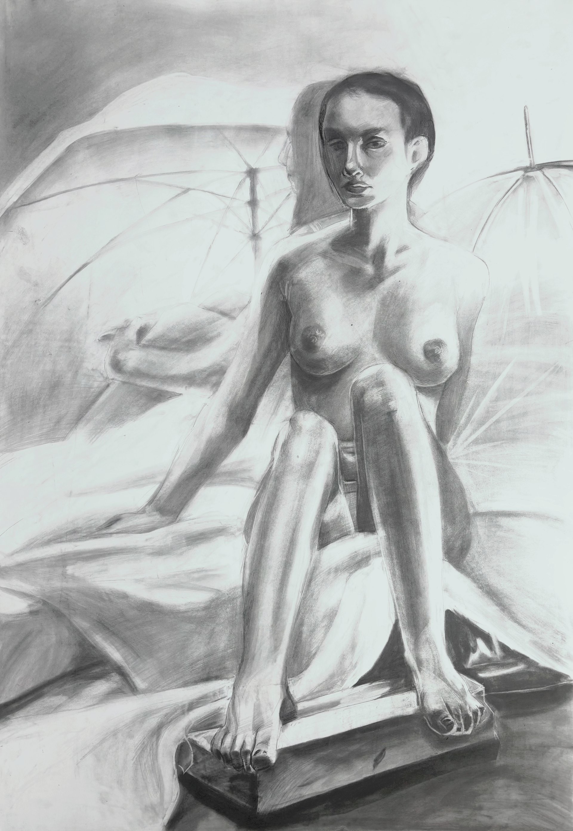 100 x 70 cm, graphite, 2025