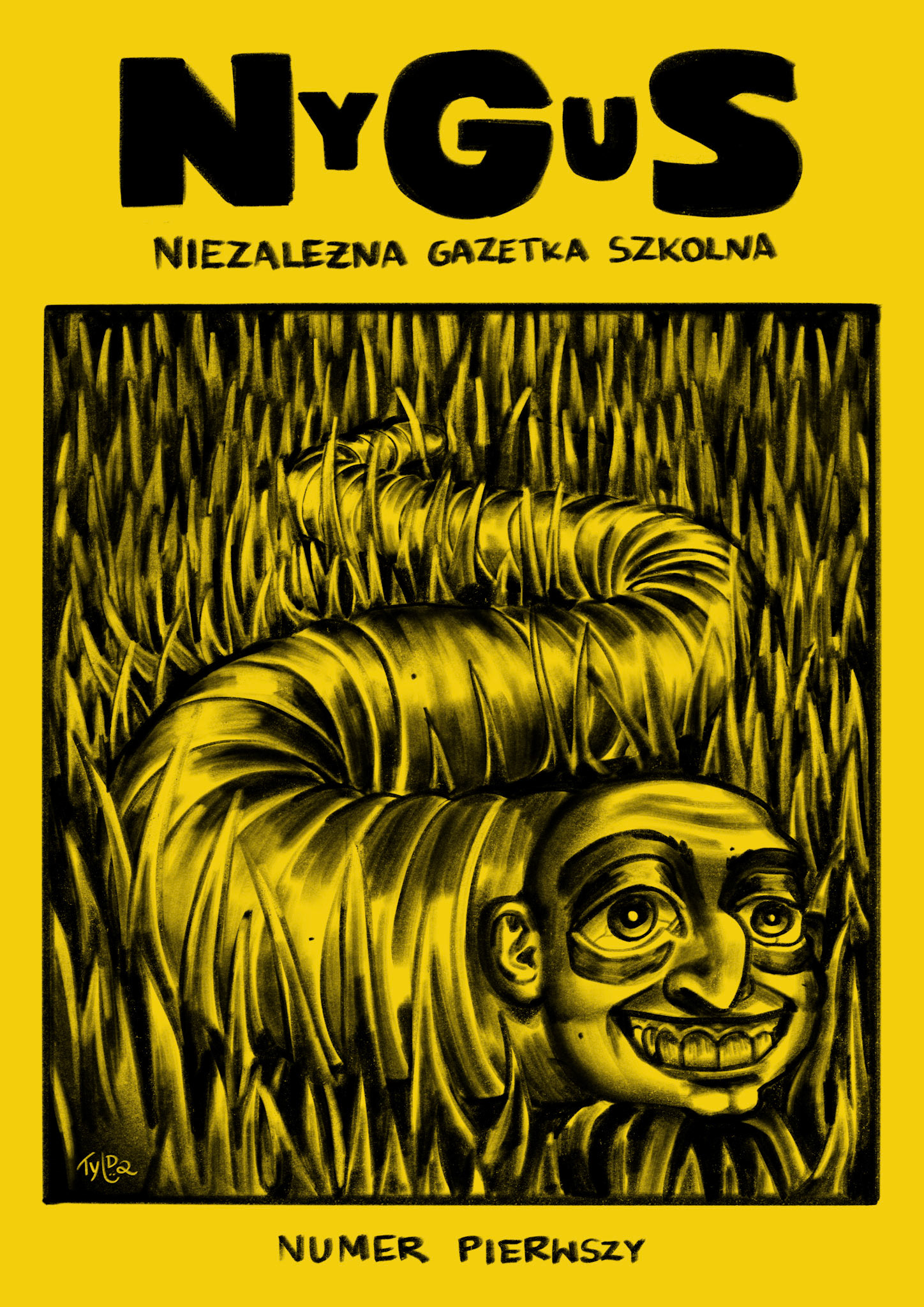 commisioned series of front page illustrations for NyGuS magazine 