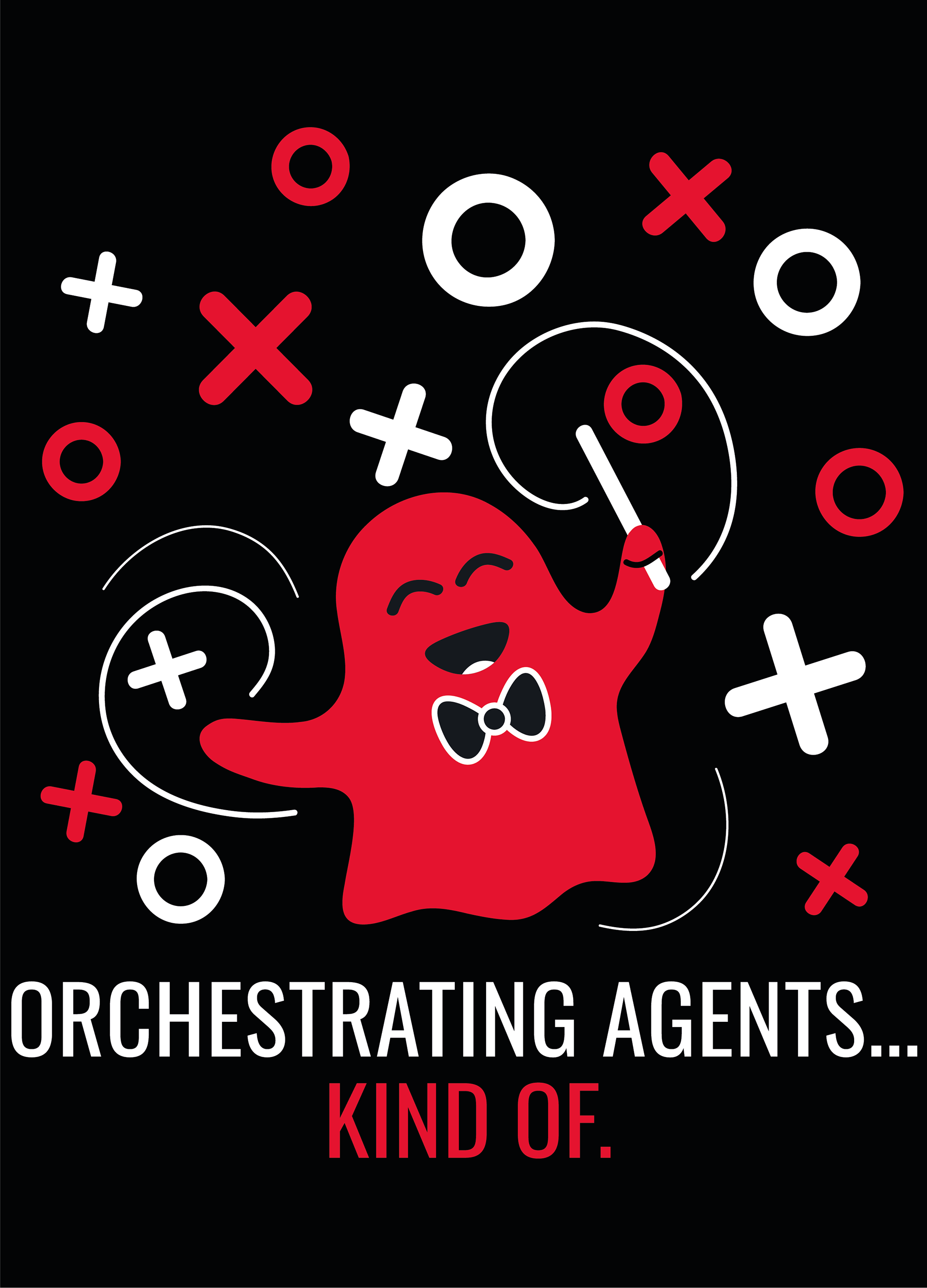 vector illustration for marketing materials of the GHOST DAY conference