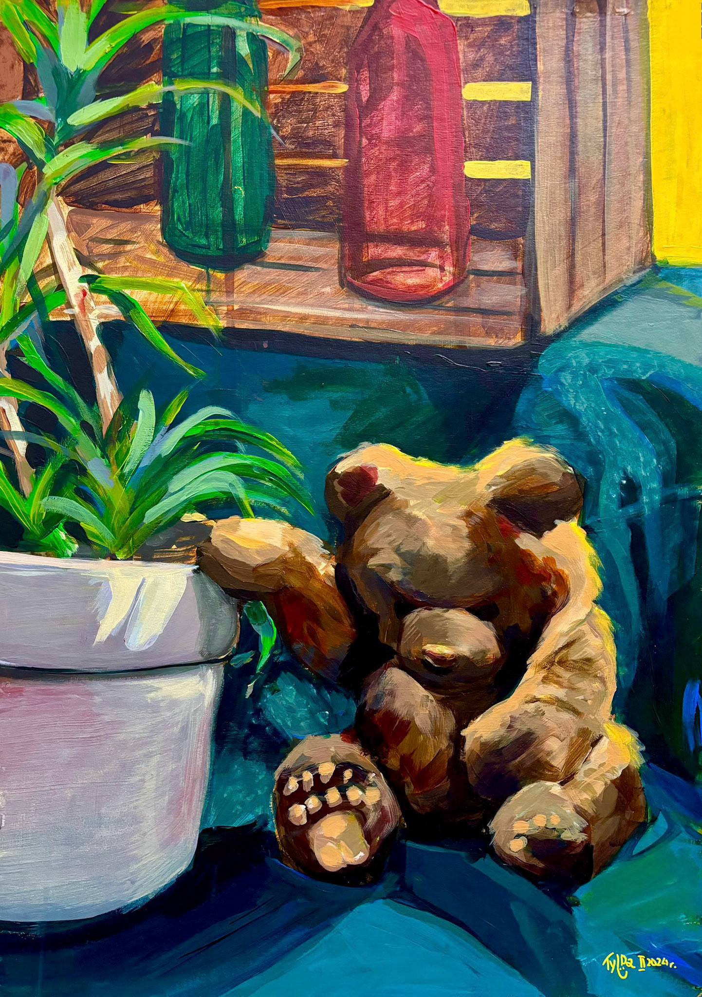 50 x 70 cm, acrylic paint, 2023