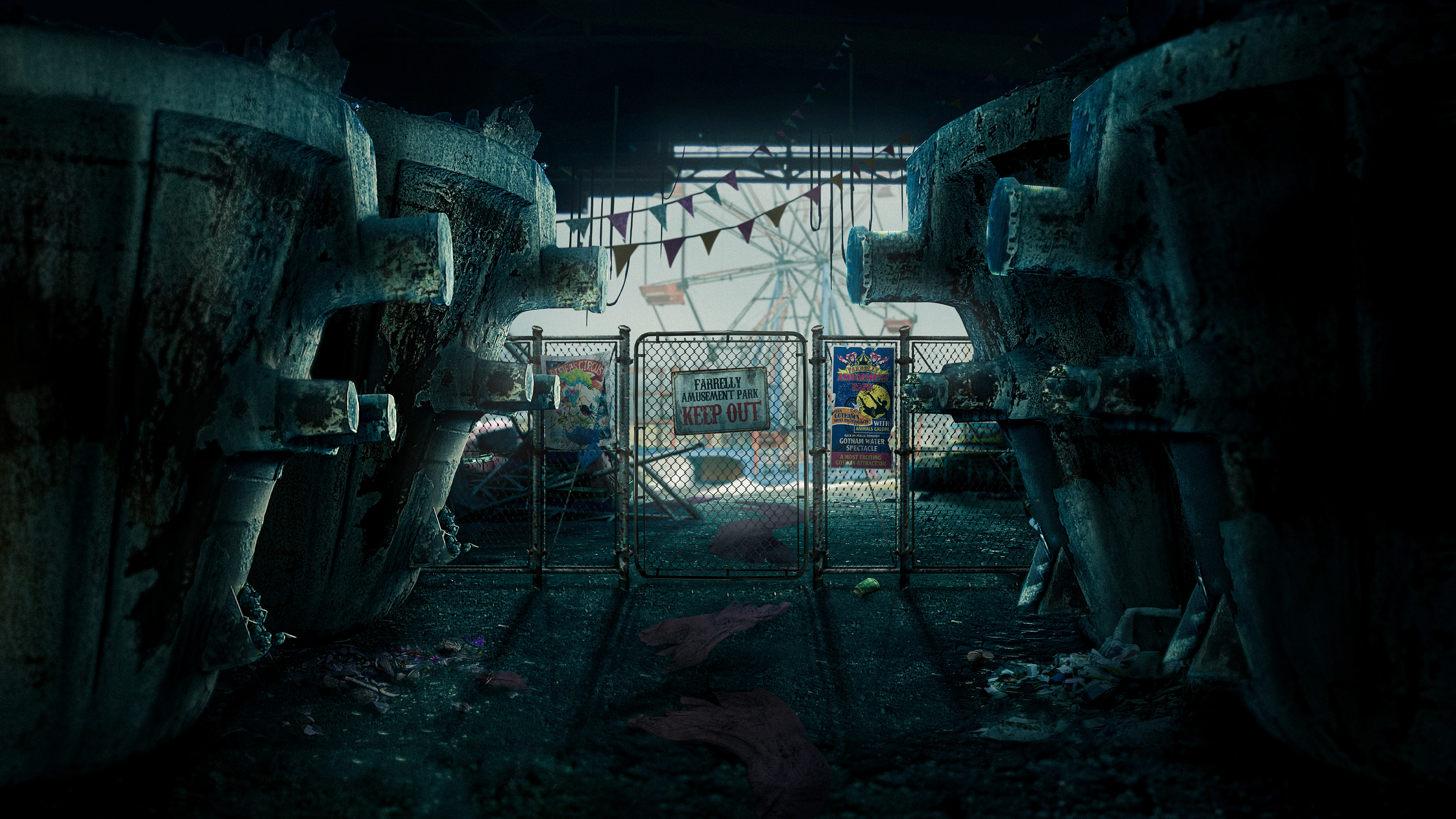 2d concept, Entrance to hideout