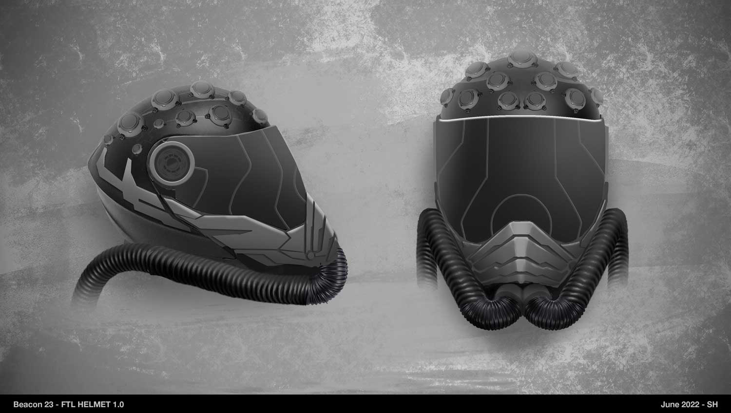 Faster then light Helmet concept