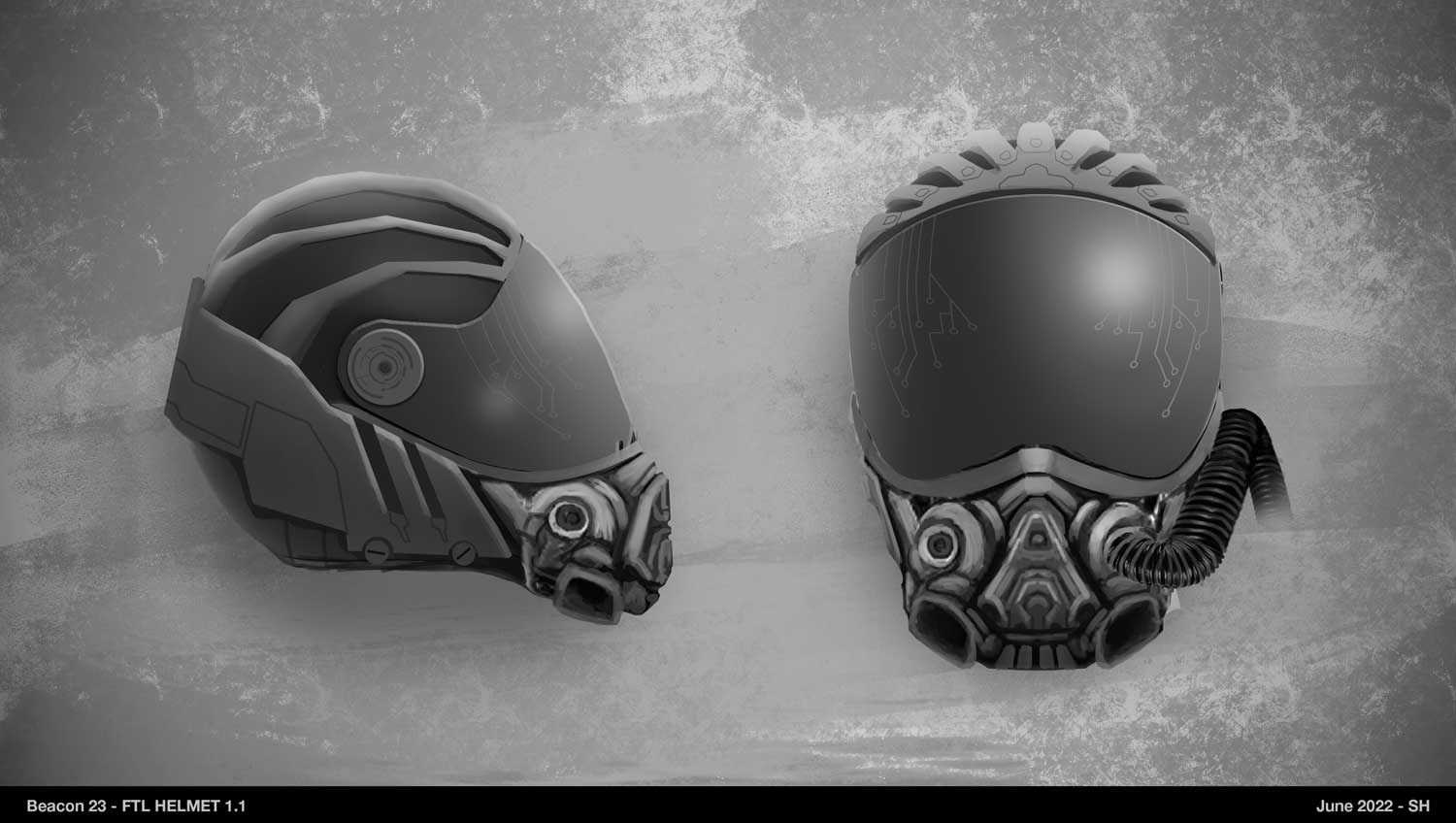 Faster then light Helmet concept