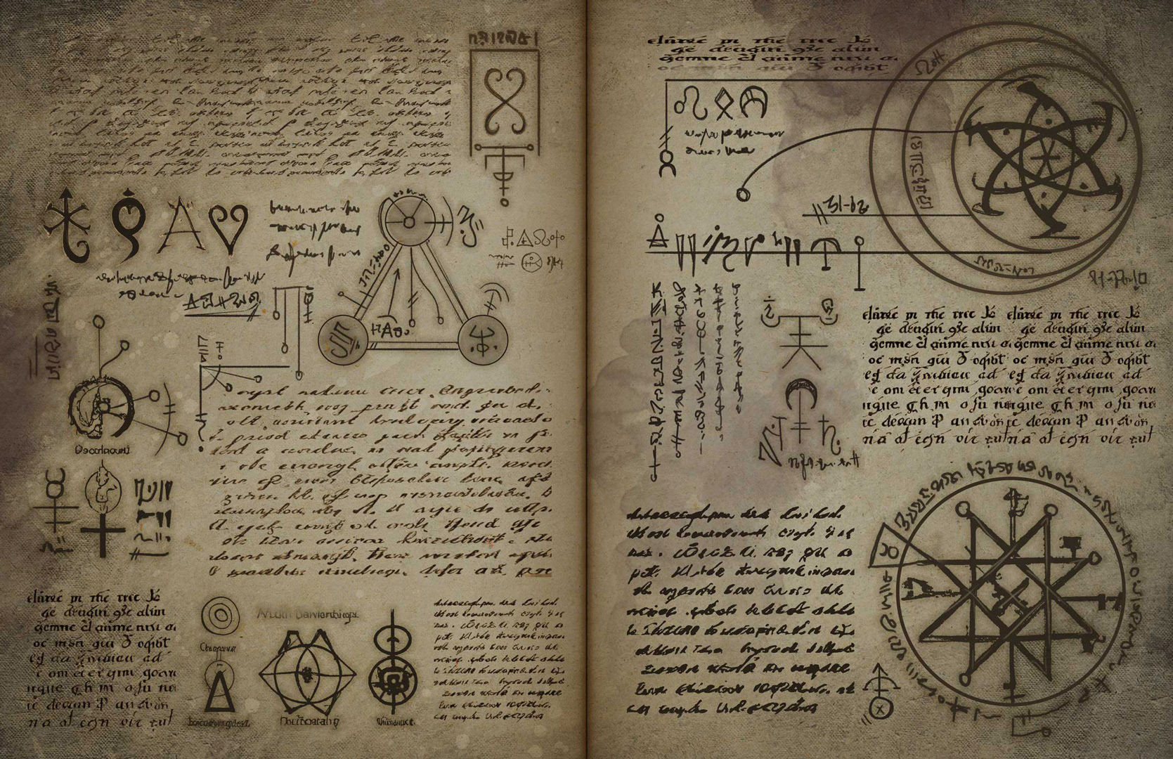 Witch's Spell book Prop design