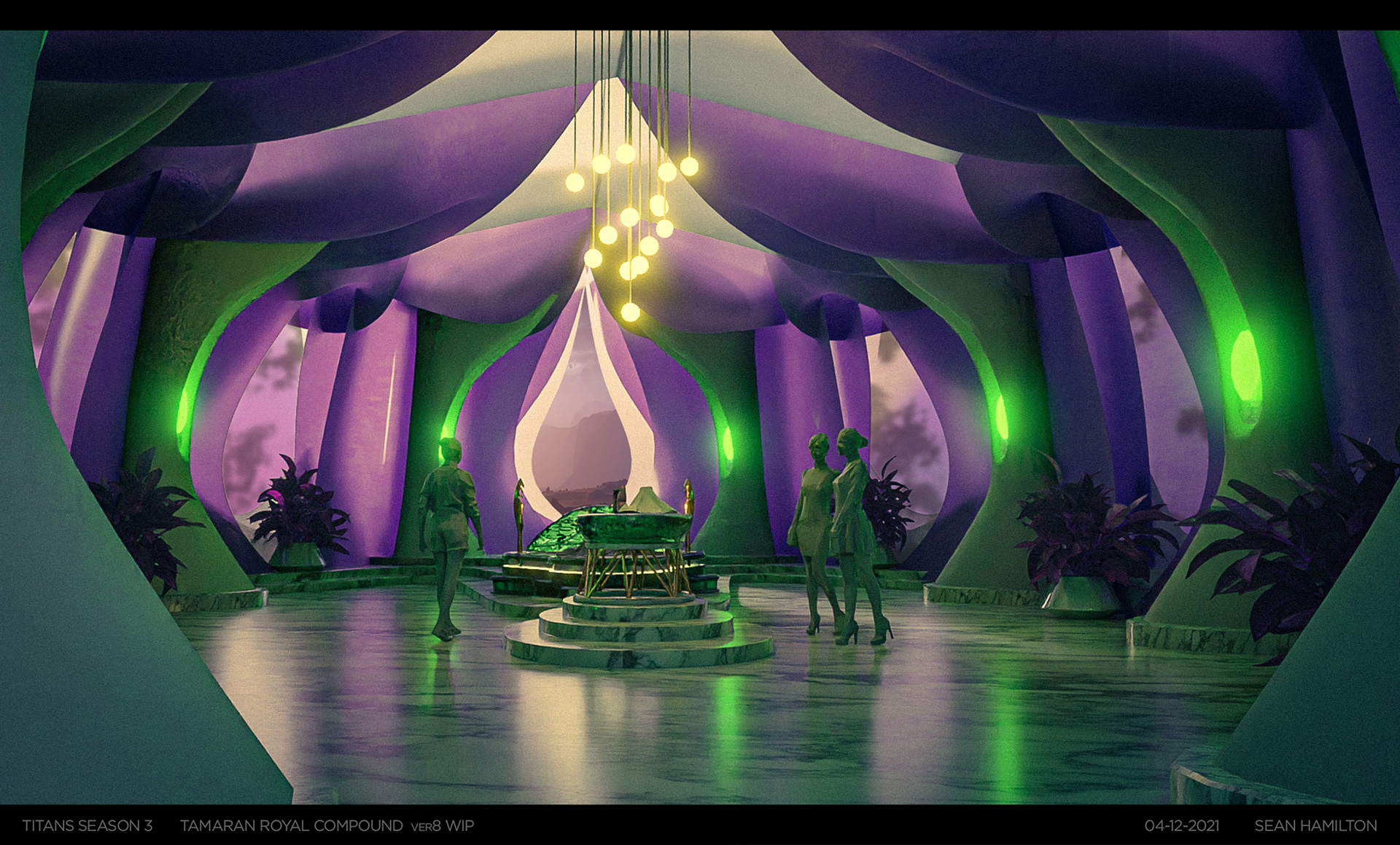 3d concept studio set design