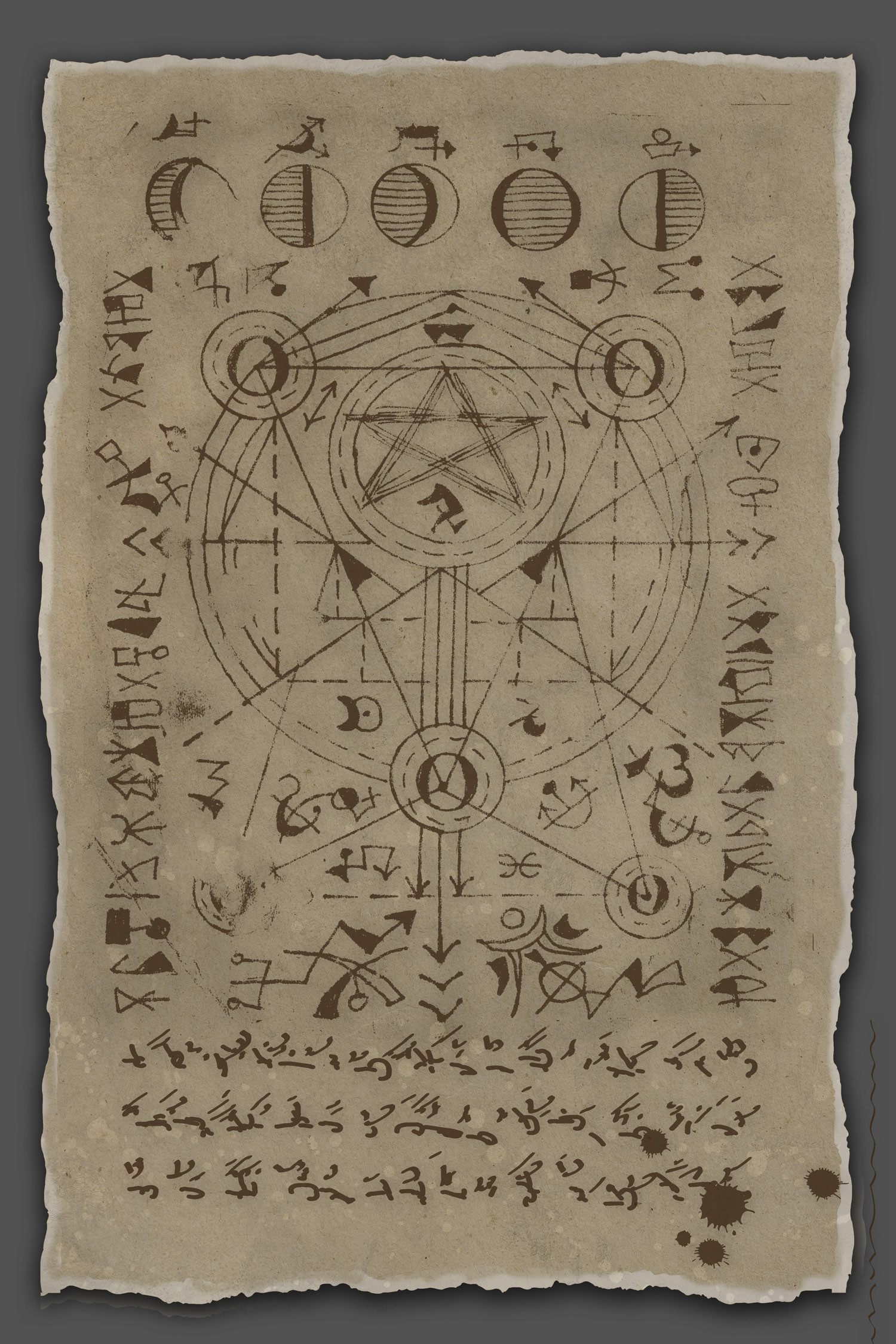 Witch's Spell book Prop design