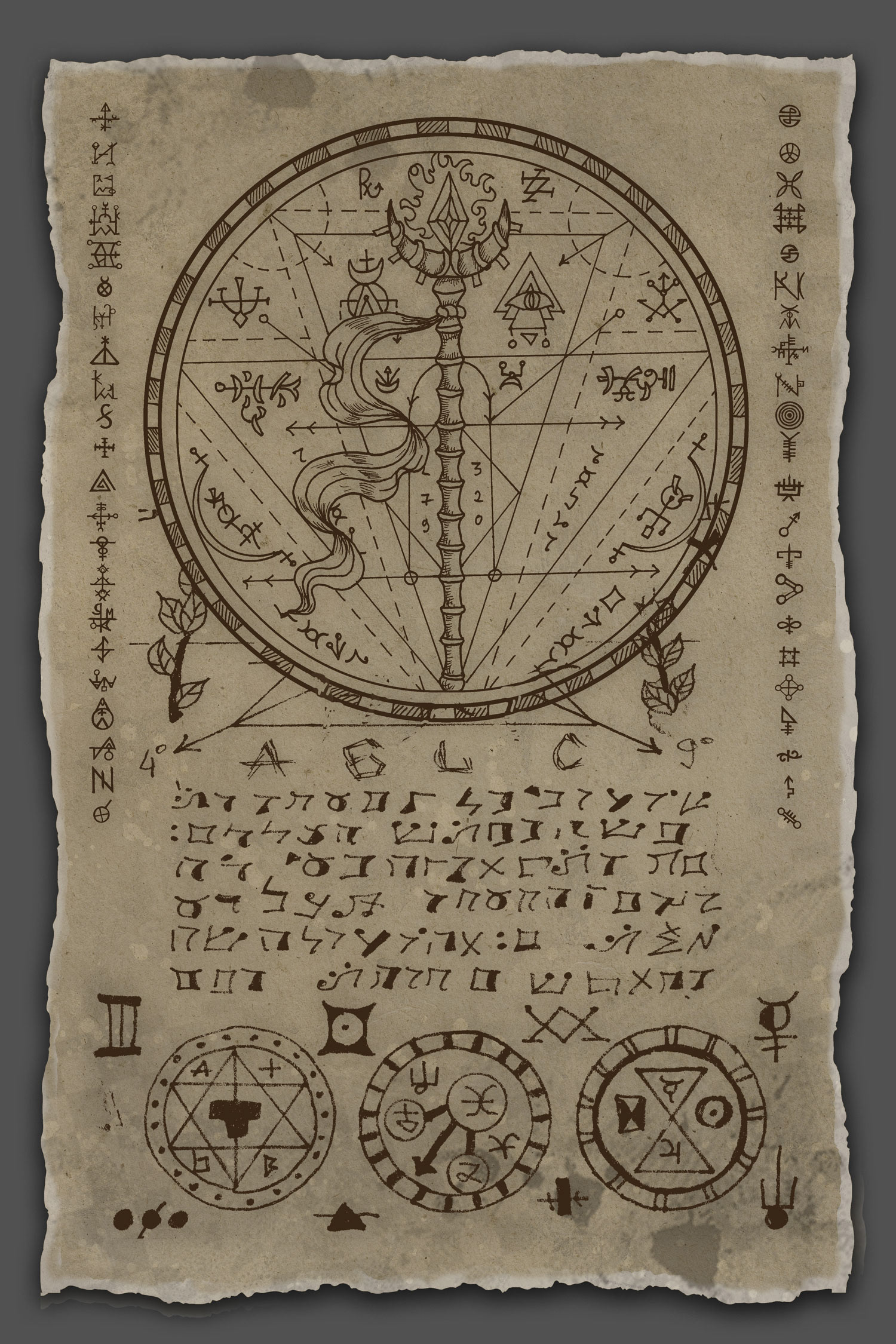Witch's Spell book Prop design