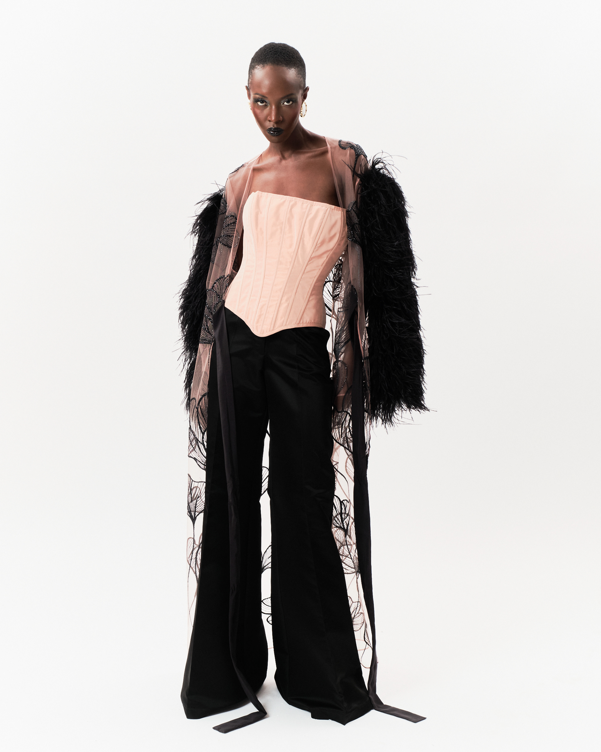 Crossed Idra, Bustier Reginette & Trousers Auriga