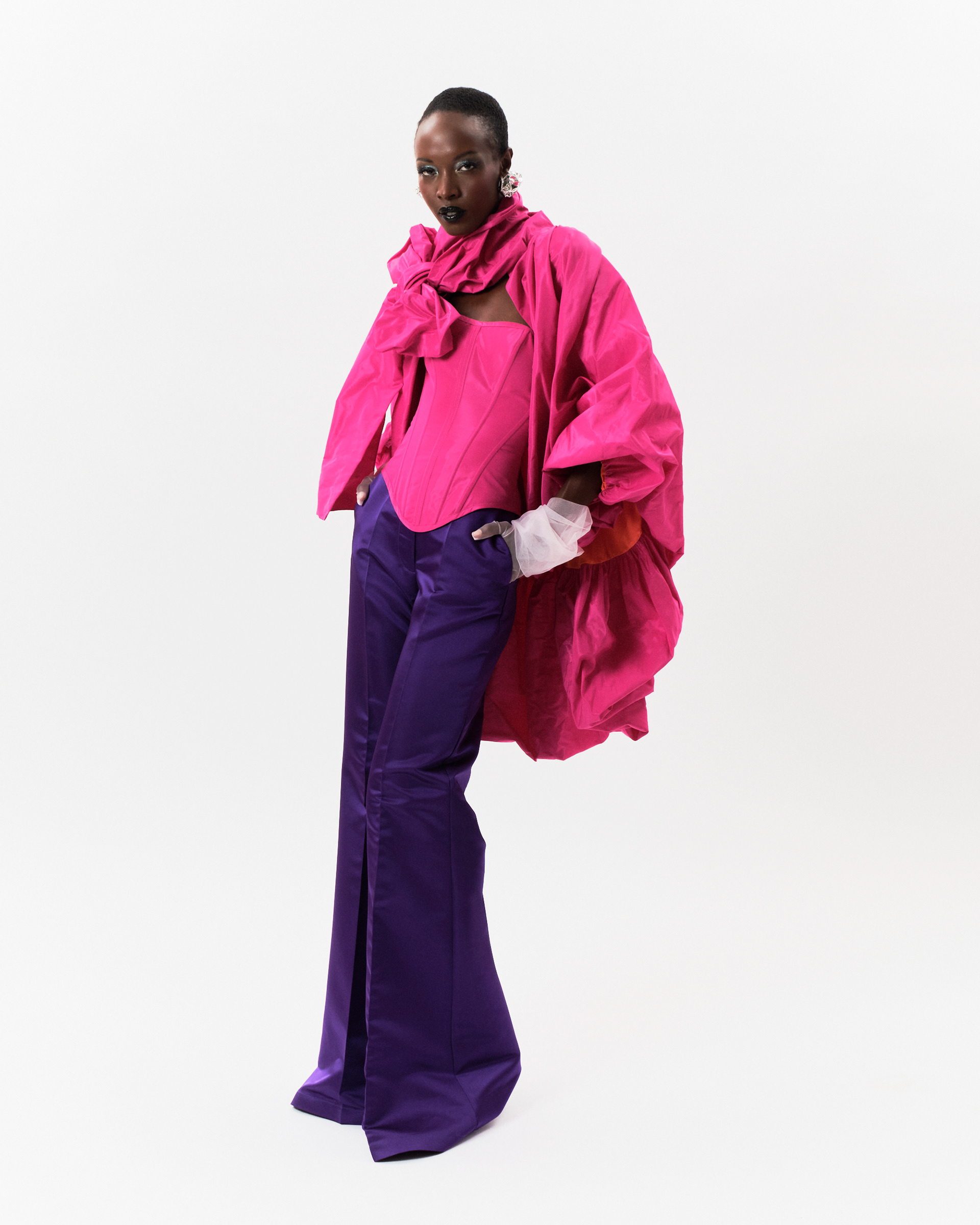 Cape Alpha, Bustier Colette & Trousers Auriga