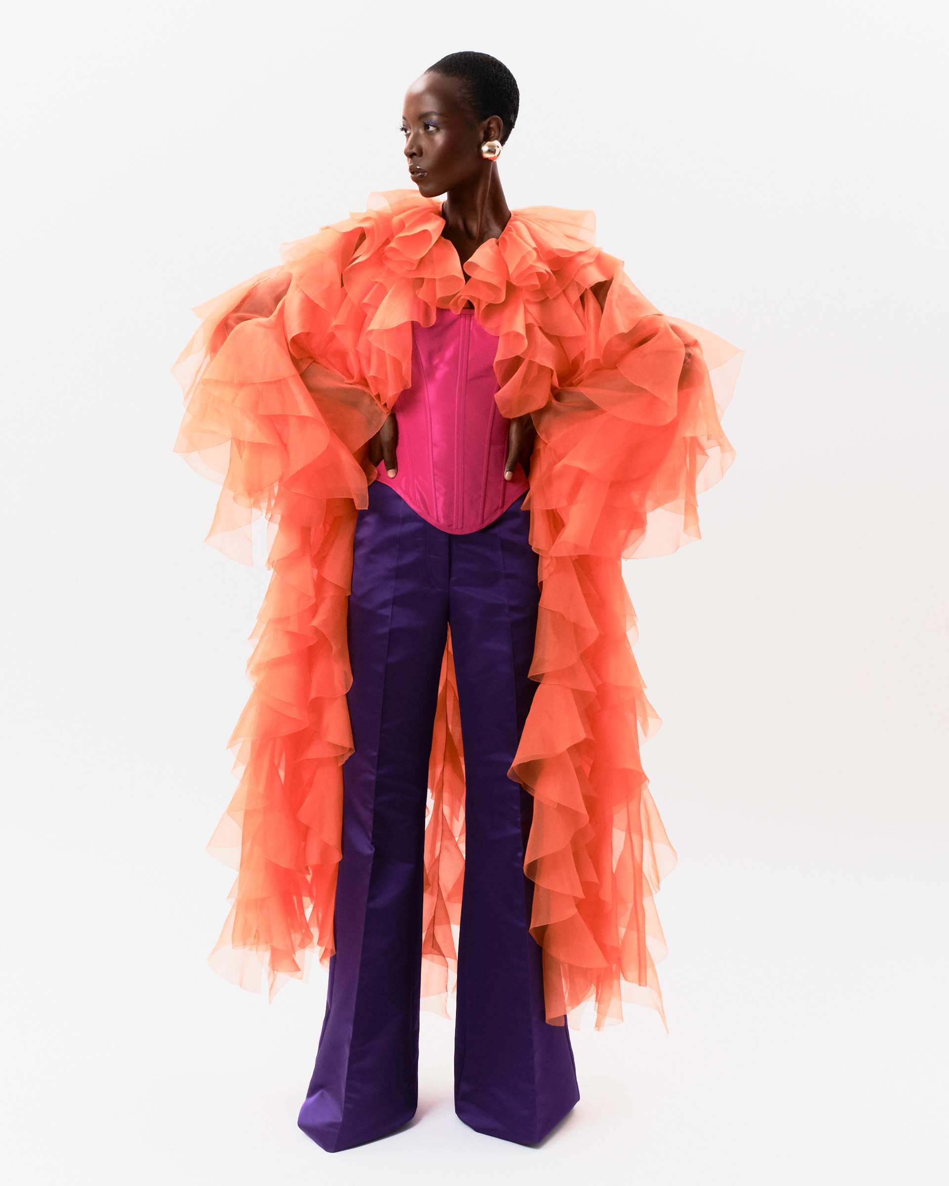 Shirt Perseo, Trousers Auriga & Bustier Colette