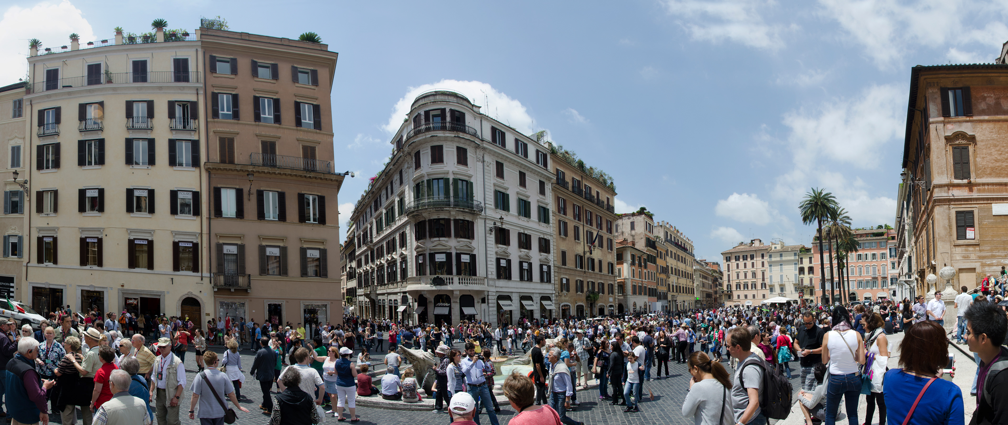 Rome-Piazza di Spagna on Republic Day