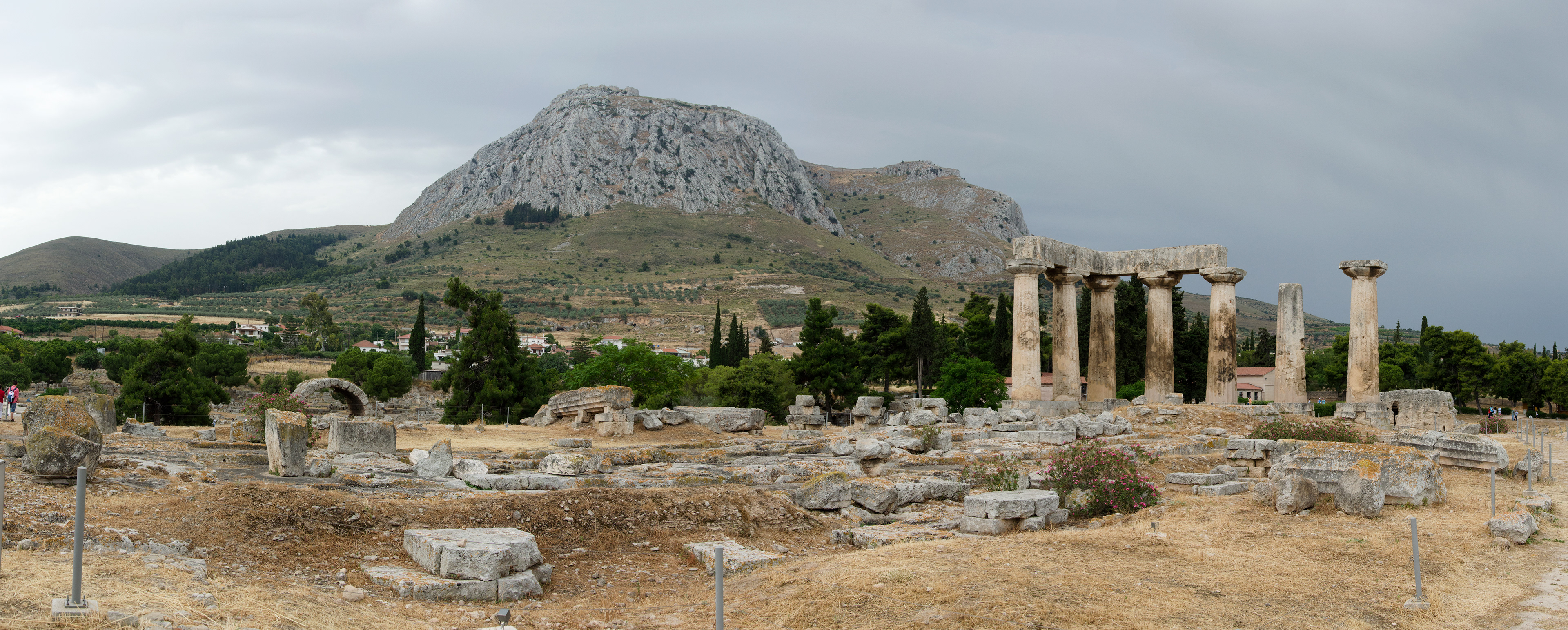 Corinth, Temple of Aphrodite overlooking Apollo