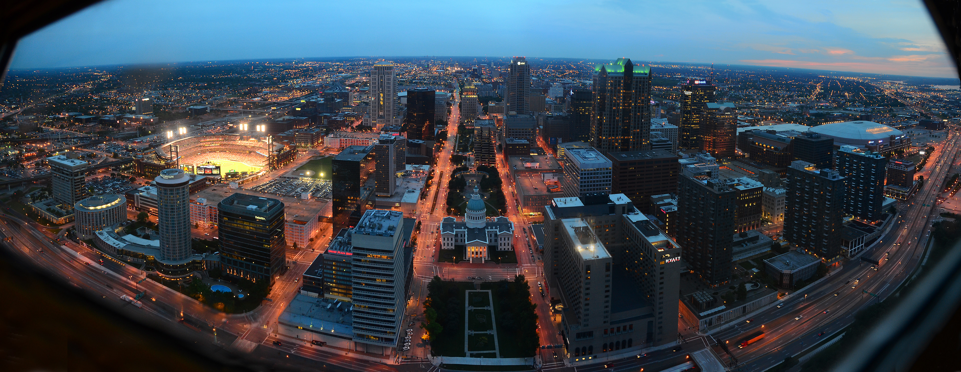 St. Louis from the Gateway Arch