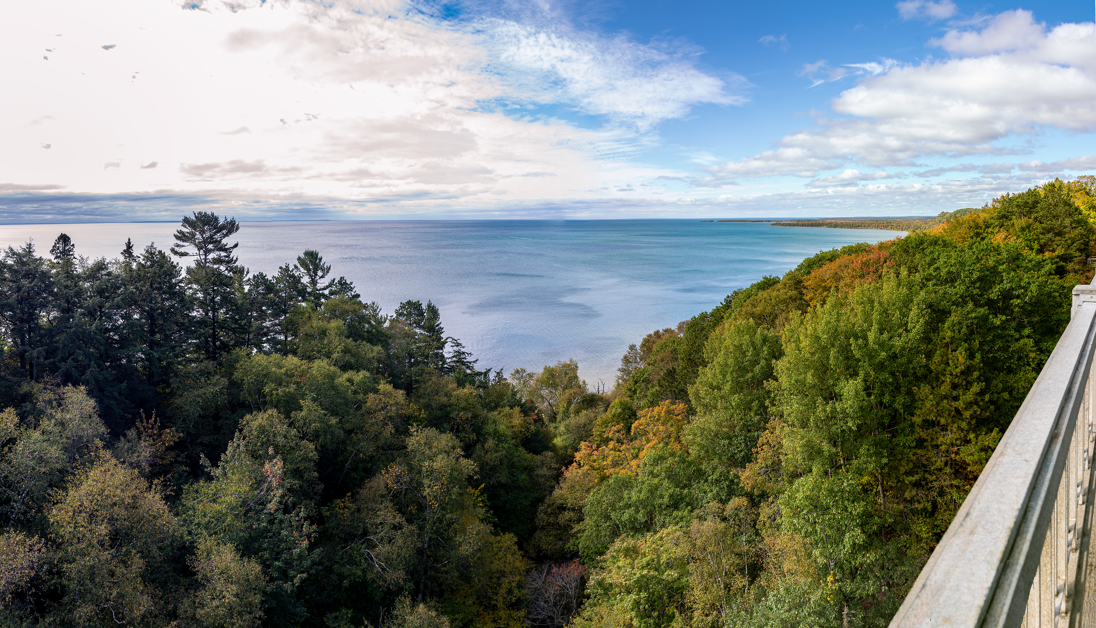 Lake Michigan from the Cut River Bridge