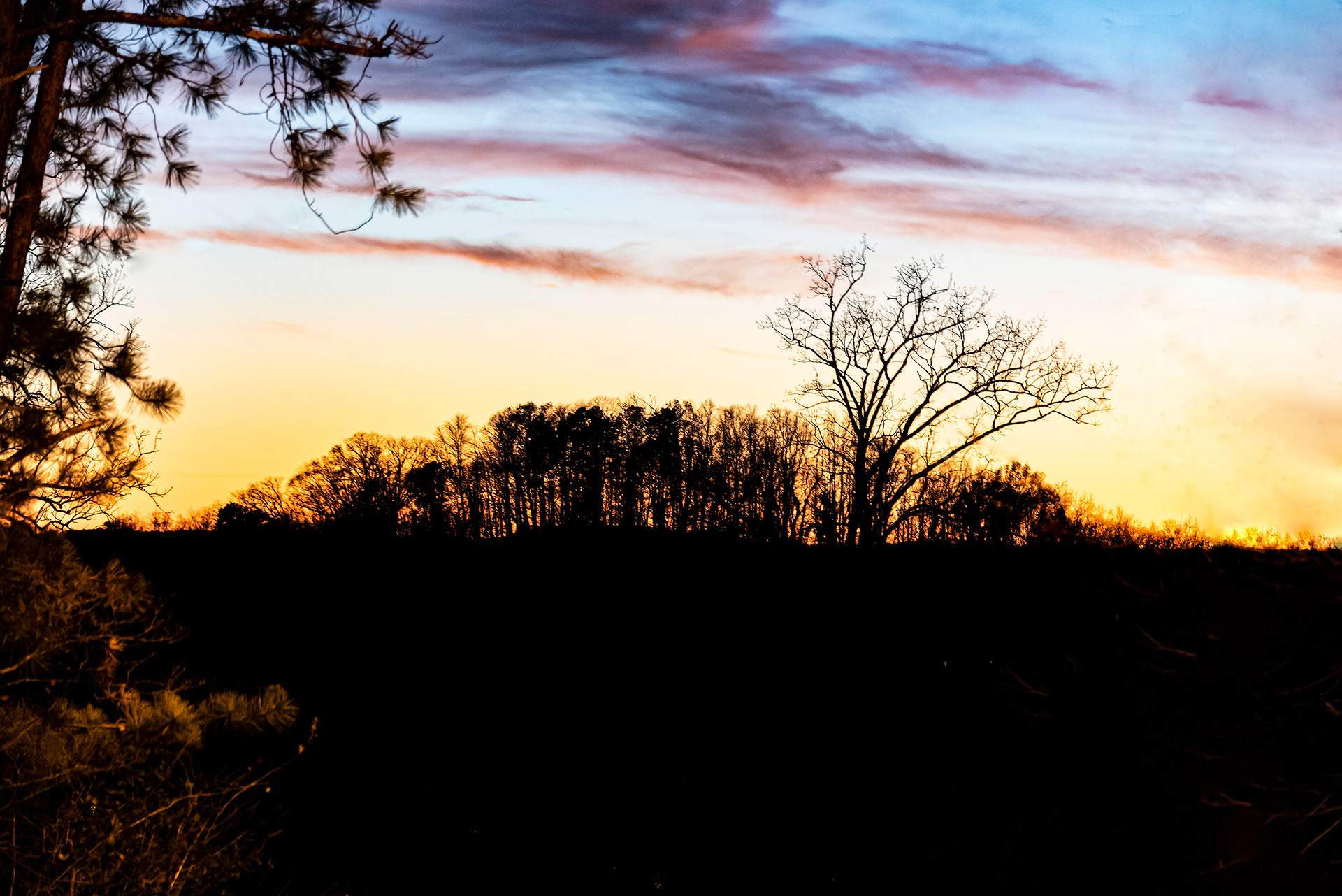 Sunset on Town Hill