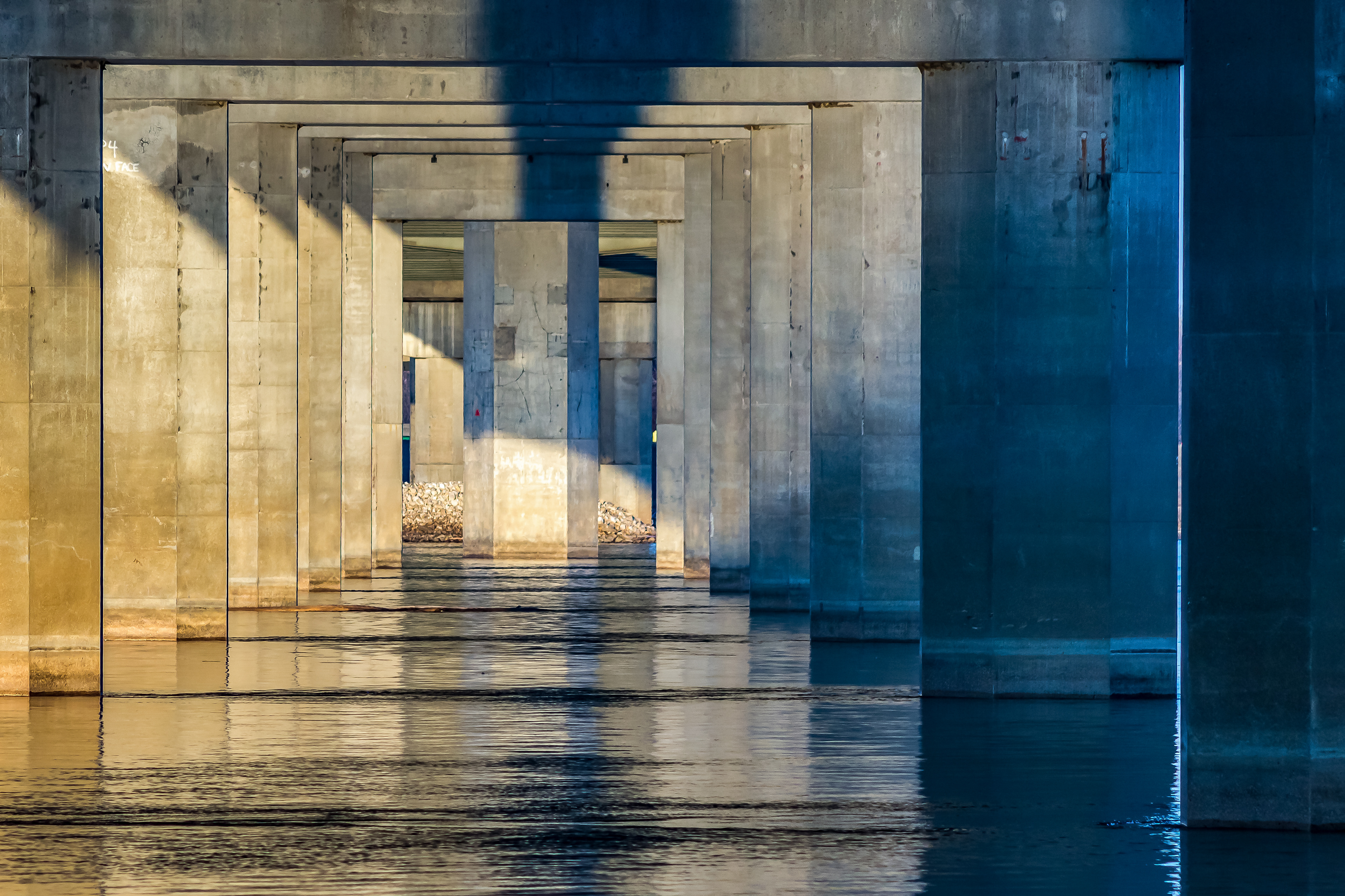 "Passages" Under the Clark Bridge in West Alton, MO.